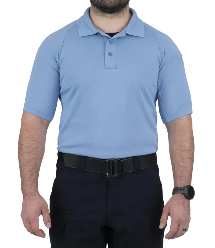 Men's Performance Short Sleeve Polo / Medium Blue sold by First Tactical
