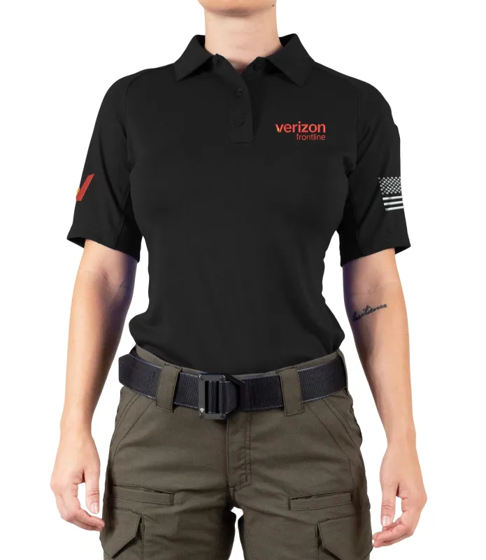 Verizon Frontline Women's Performance Short Sleeve Polo sold by First Tactical