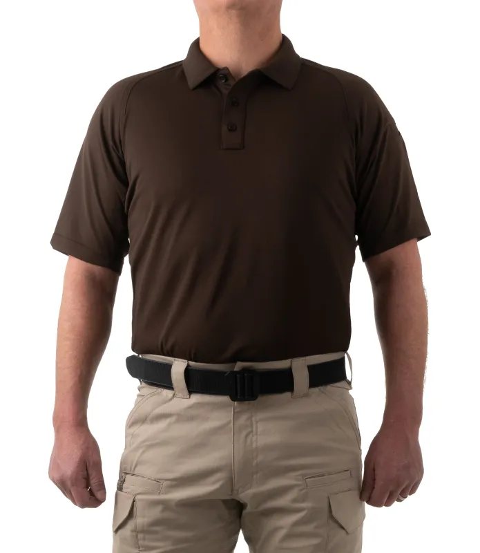 Men's Performance Short Sleeve Polo - Kodiak Brown sold by First Tactical