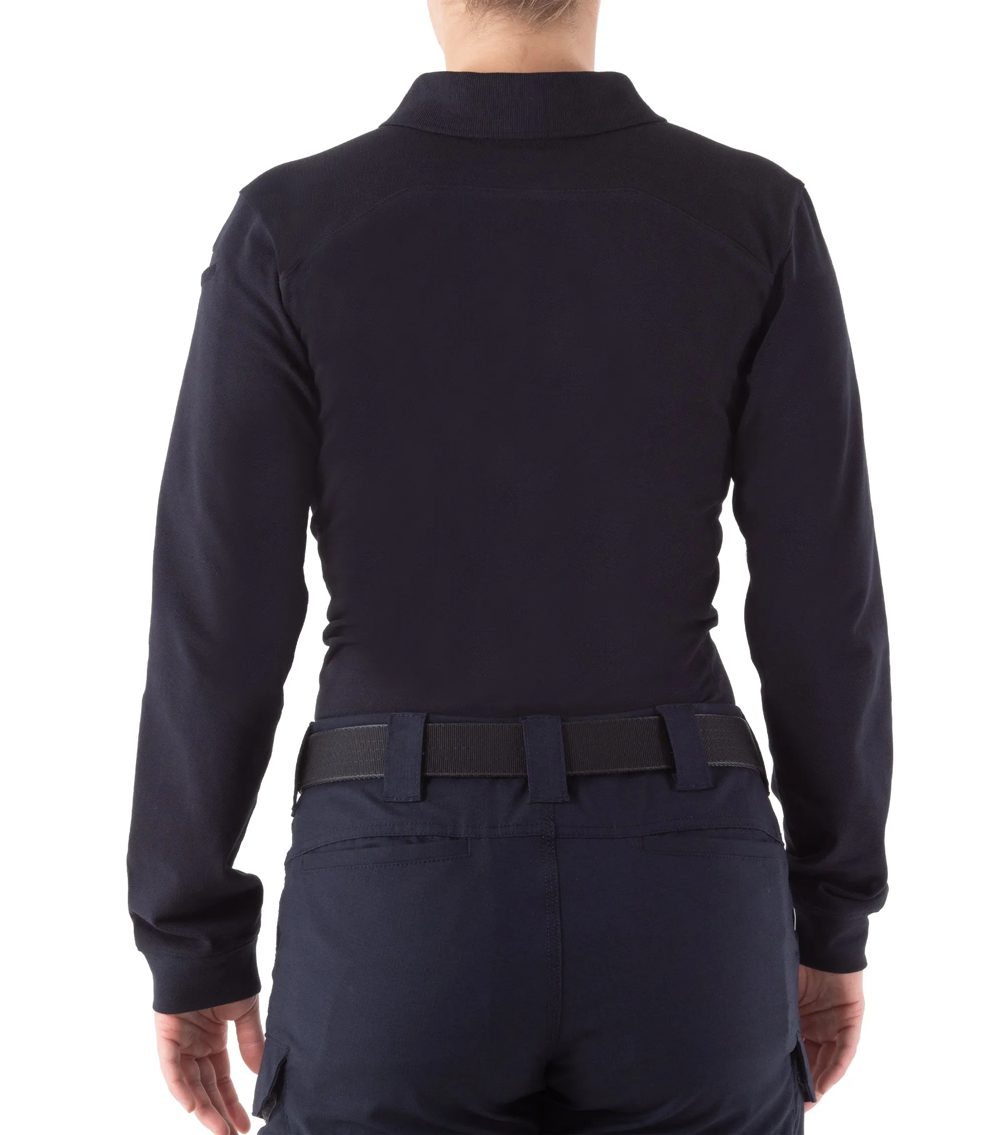 Women's Cotton Long Sleeve Polo sold by First Tactical product image thumbnail 2