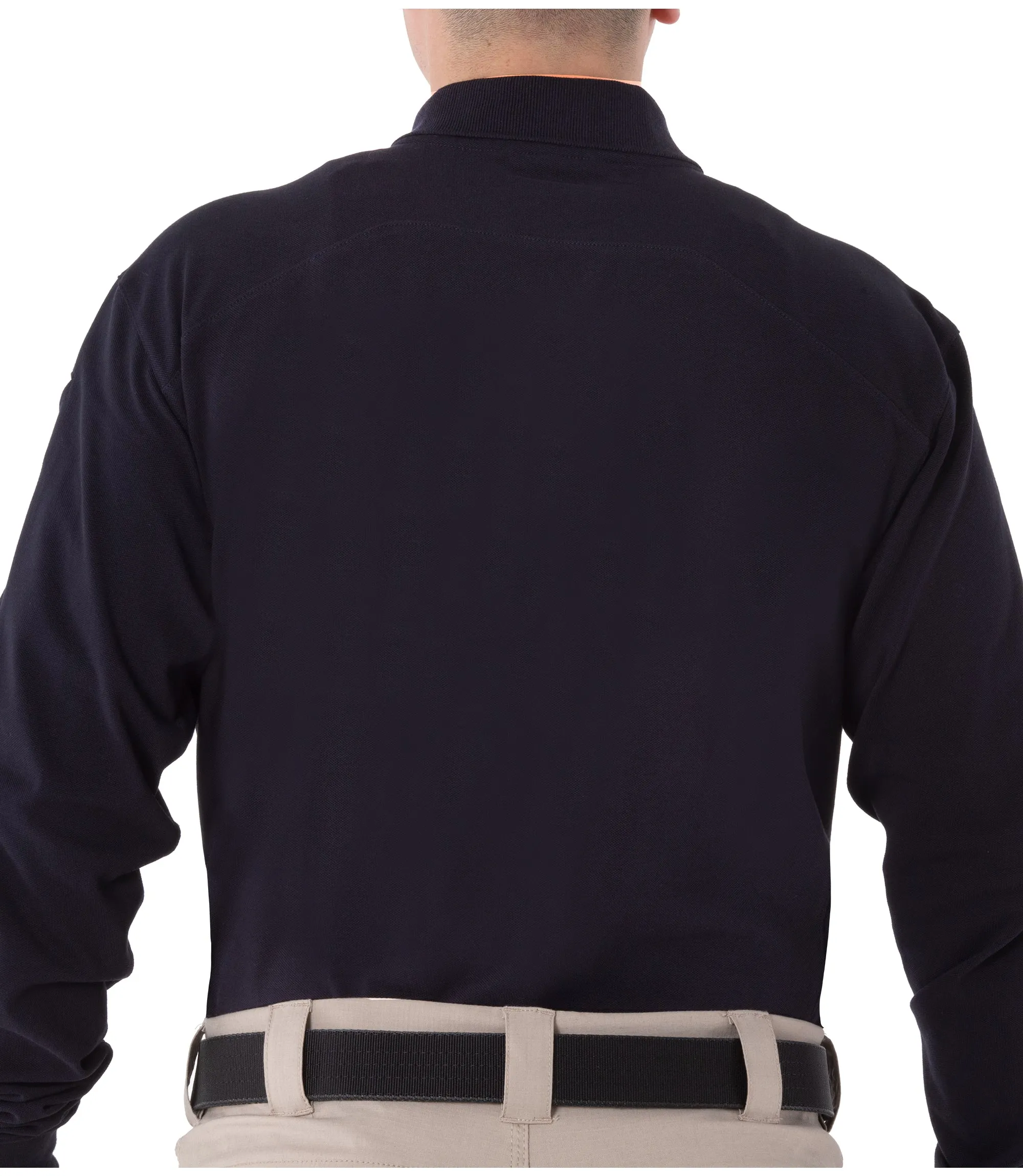 Men's Cotton Long Sleeve Polo sold by First Tactical product image thumbnail 2