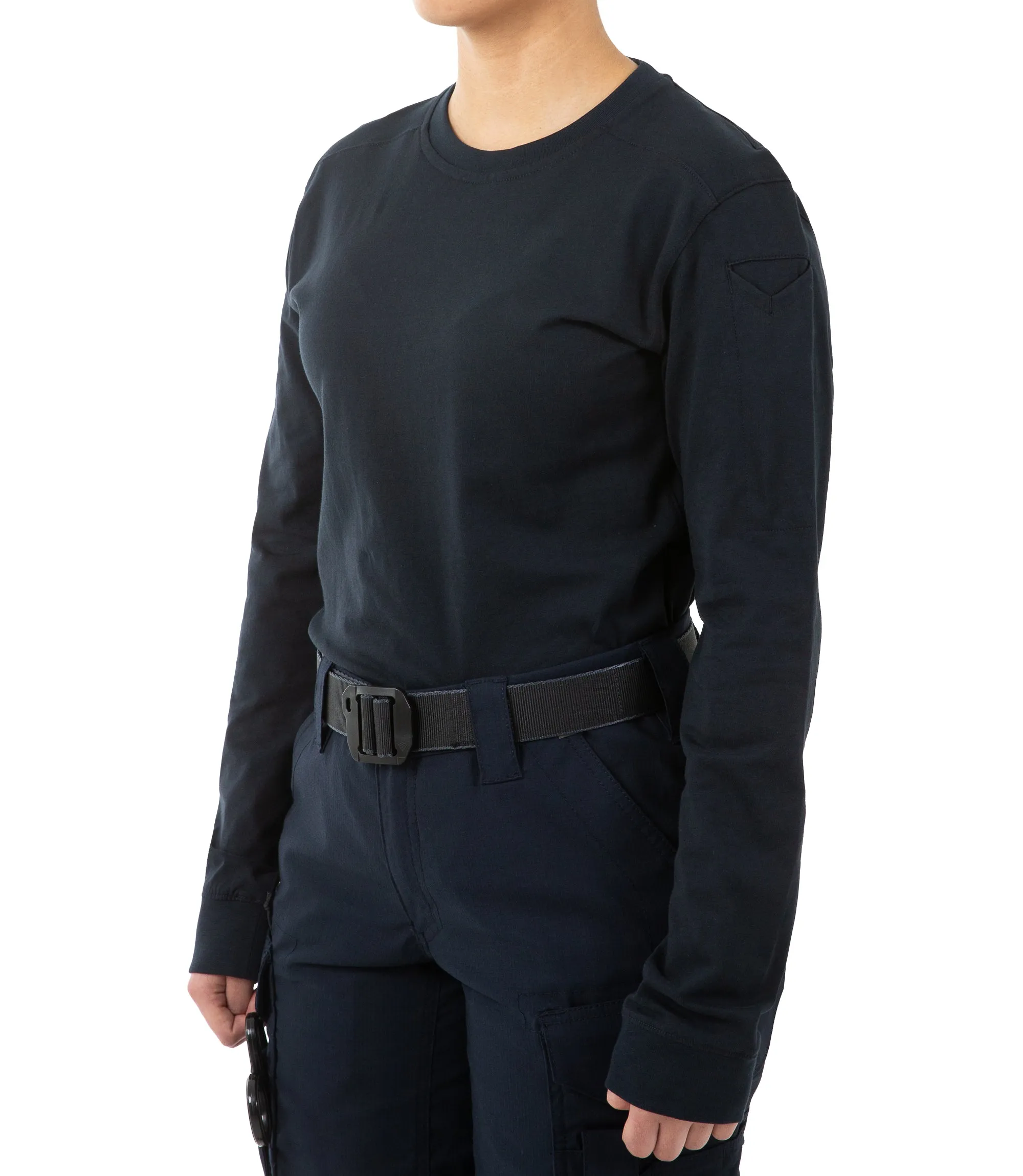 Women's Tactix Cotton Long Sleeve T-Shirt with Pen Pocket sold by First Tactical product image thumbnail 2