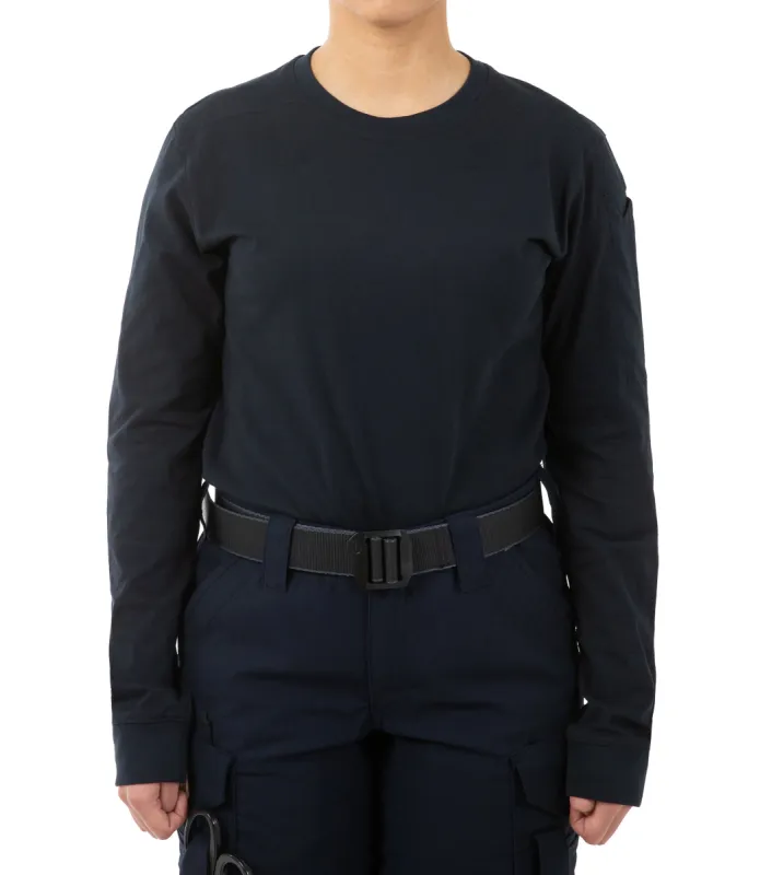 Women's Tactix Cotton Long Sleeve T-Shirt with Pen Pocket sold by First Tactical