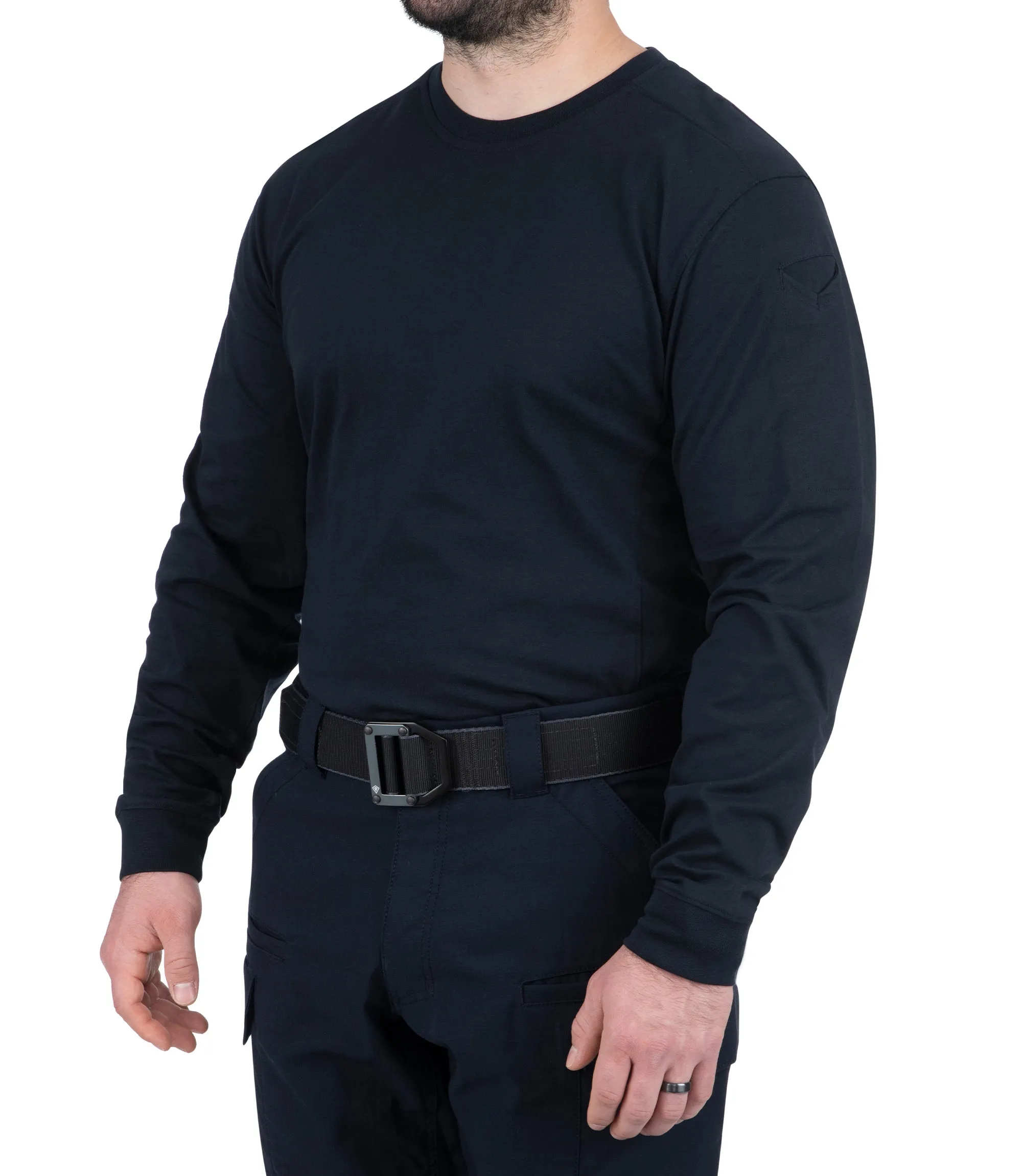 Men's Tactix Series Cotton Long Sleeve T-Shirt with Pen Pocket sold by First Tactical product image thumbnail 2