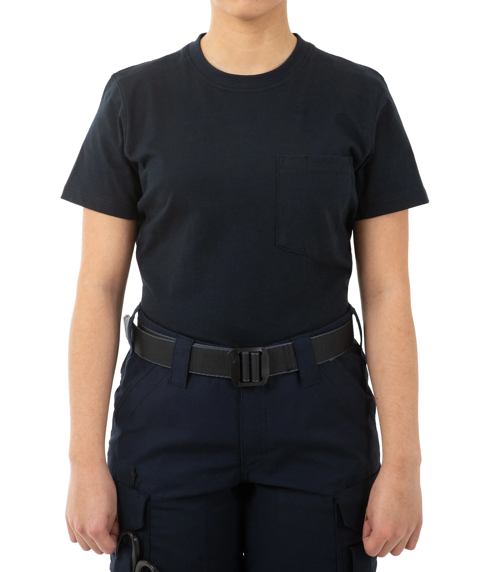 Women's Tactix Cotton T-Shirt with Chest Pocket sold by First Tactical