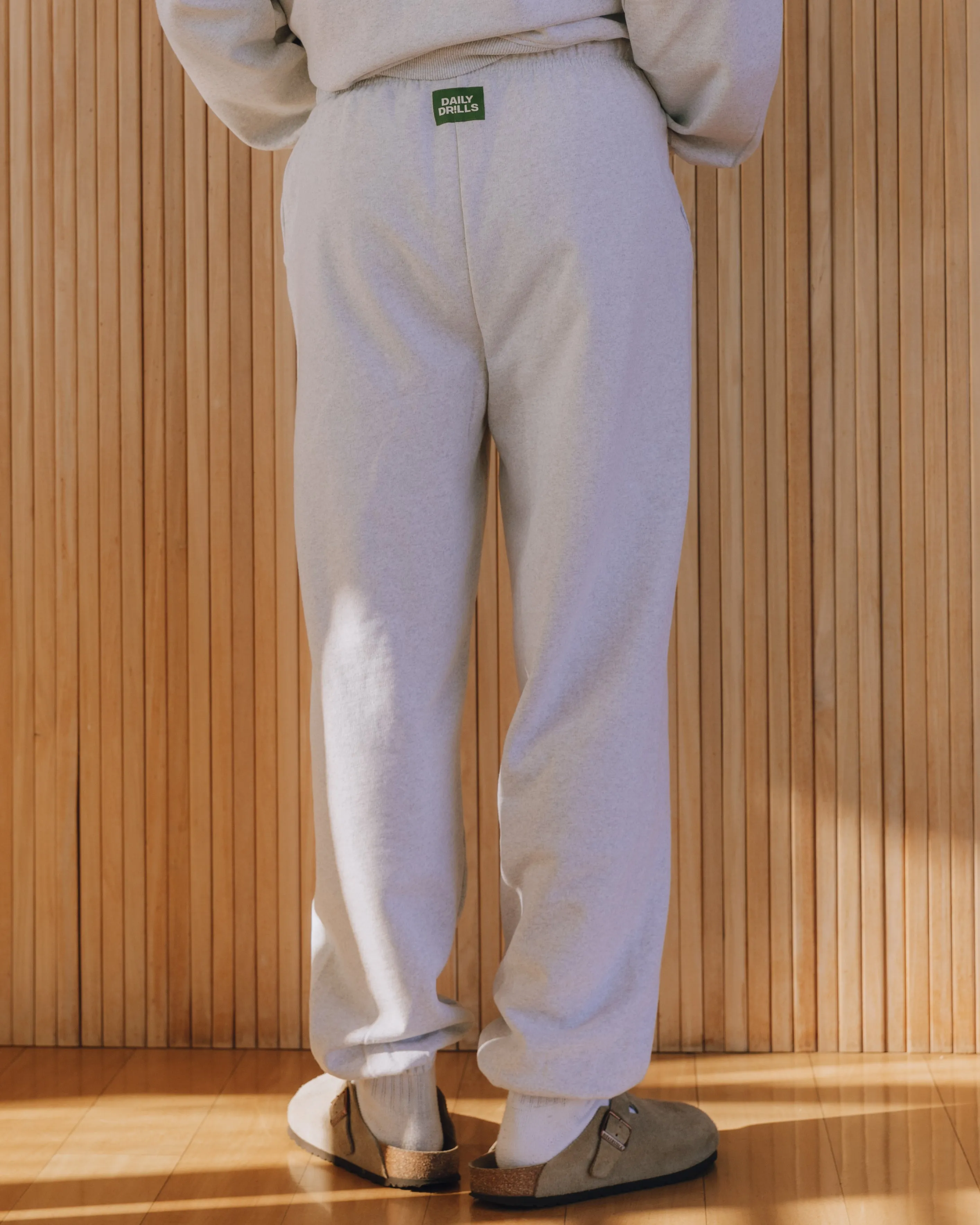 Unisex Fleece Joggers - Heather Grey sold by Daily Drills product image thumbnail 4