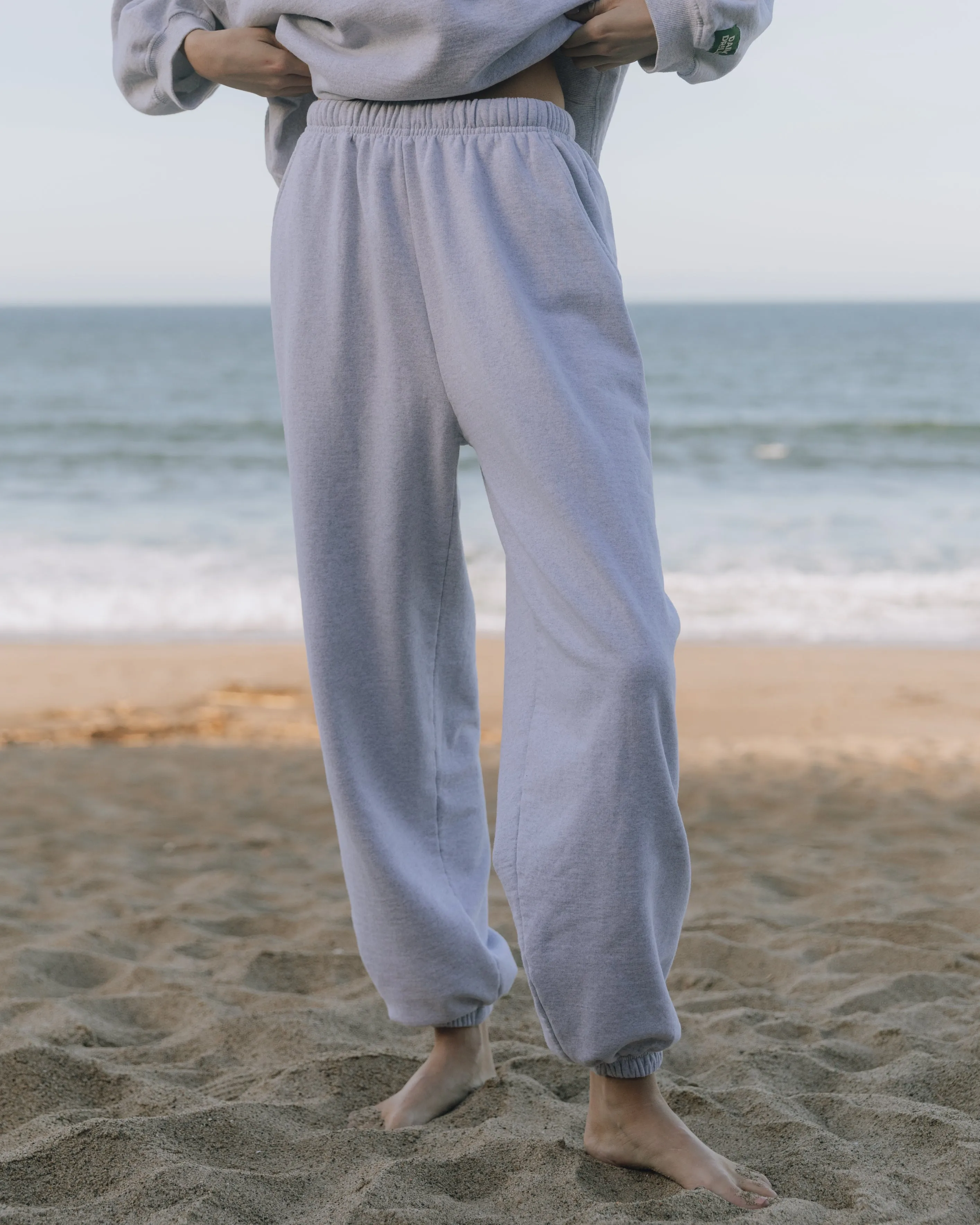 Unisex Fleece Joggers - Heather Grey sold by Daily Drills