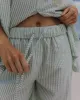 Seersucker Resort Pants - Light Green/White Stripe sold by Daily Drills