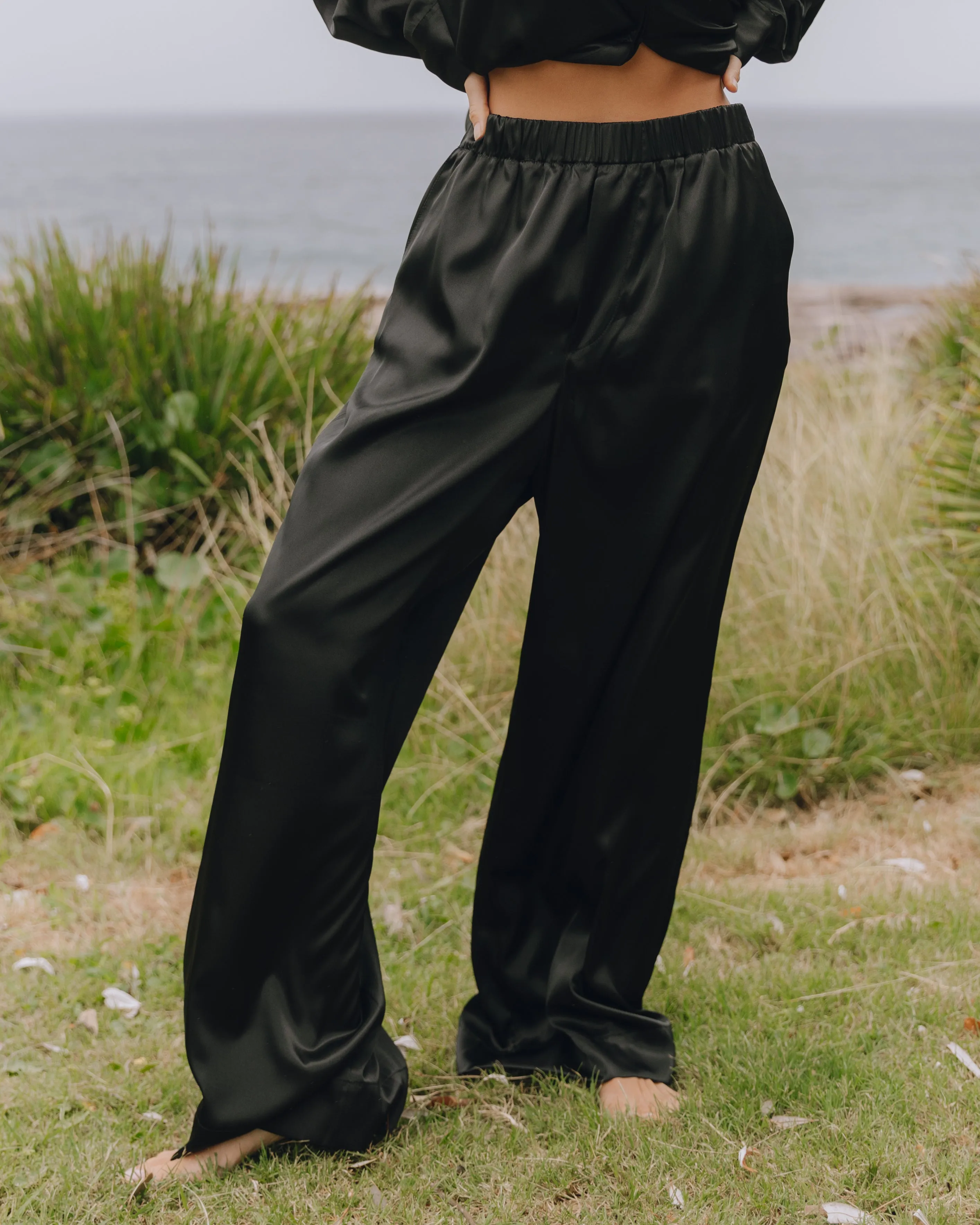 Silky Resort Pants - Black sold by Daily Drills