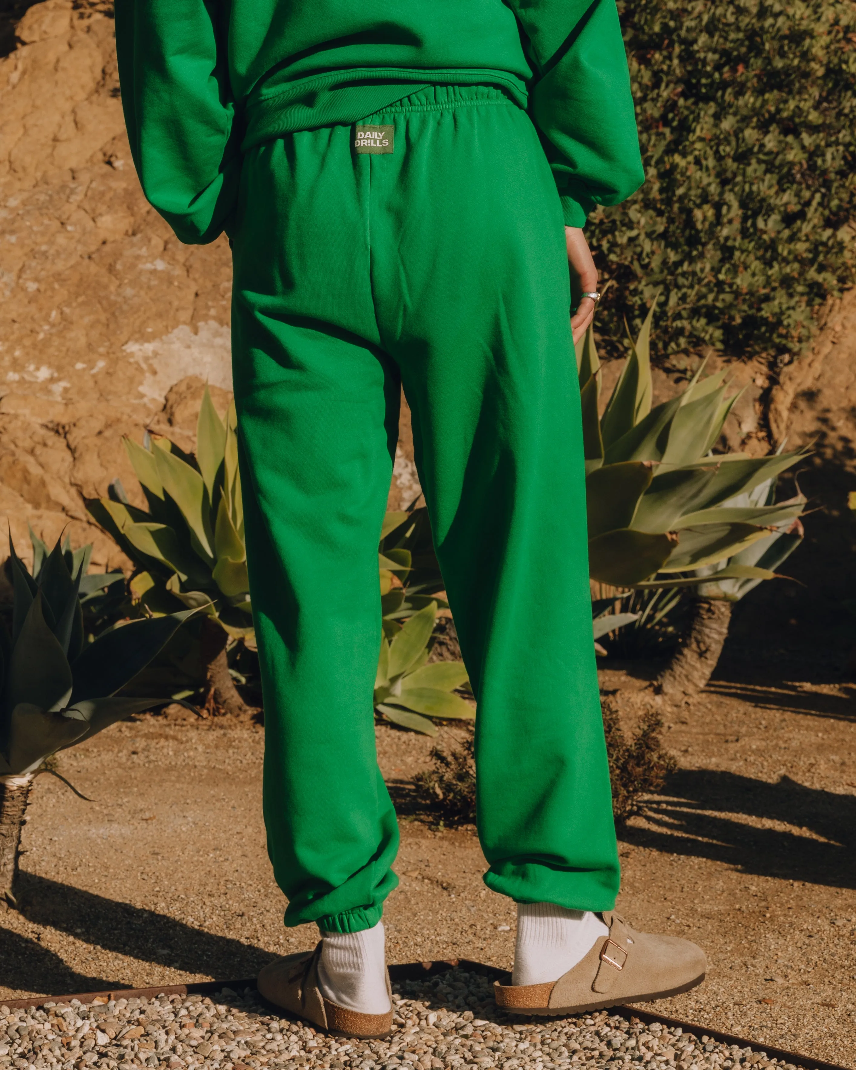 Unisex Joggers - Kelly Green sold by Daily Drills product image thumbnail 4