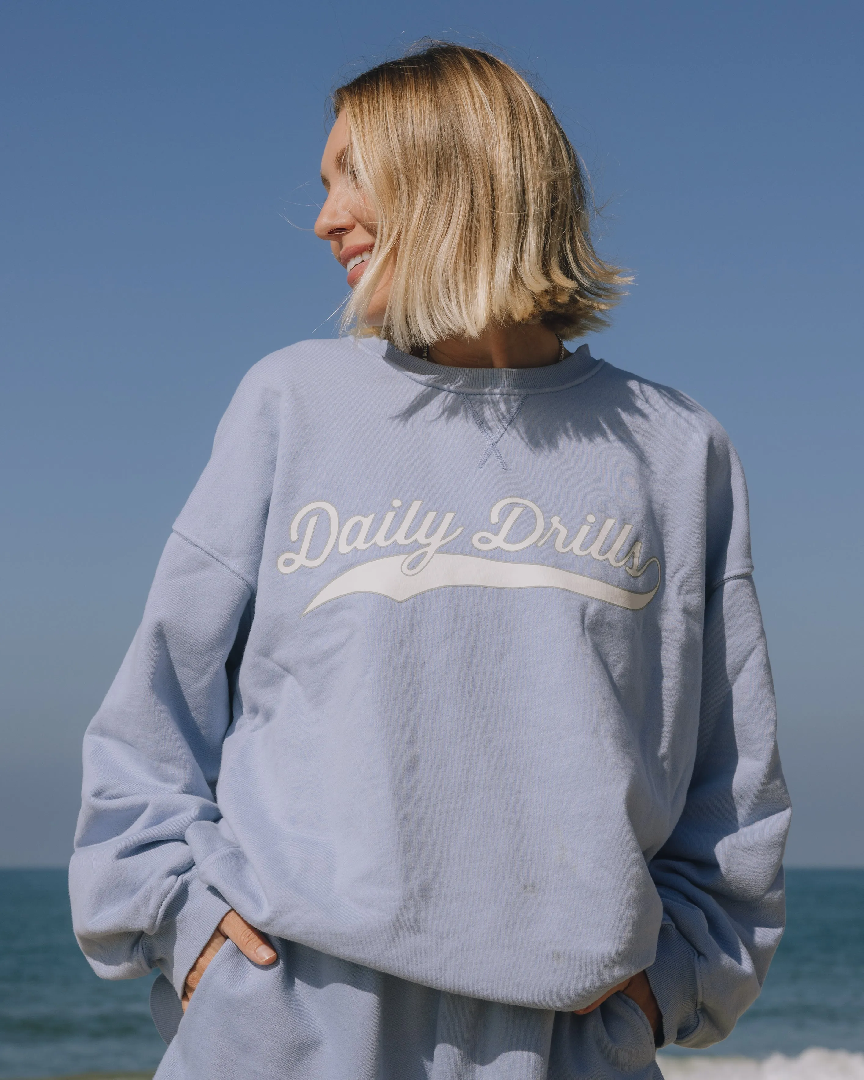 Varsity Crew - Mist sold by Daily Drills