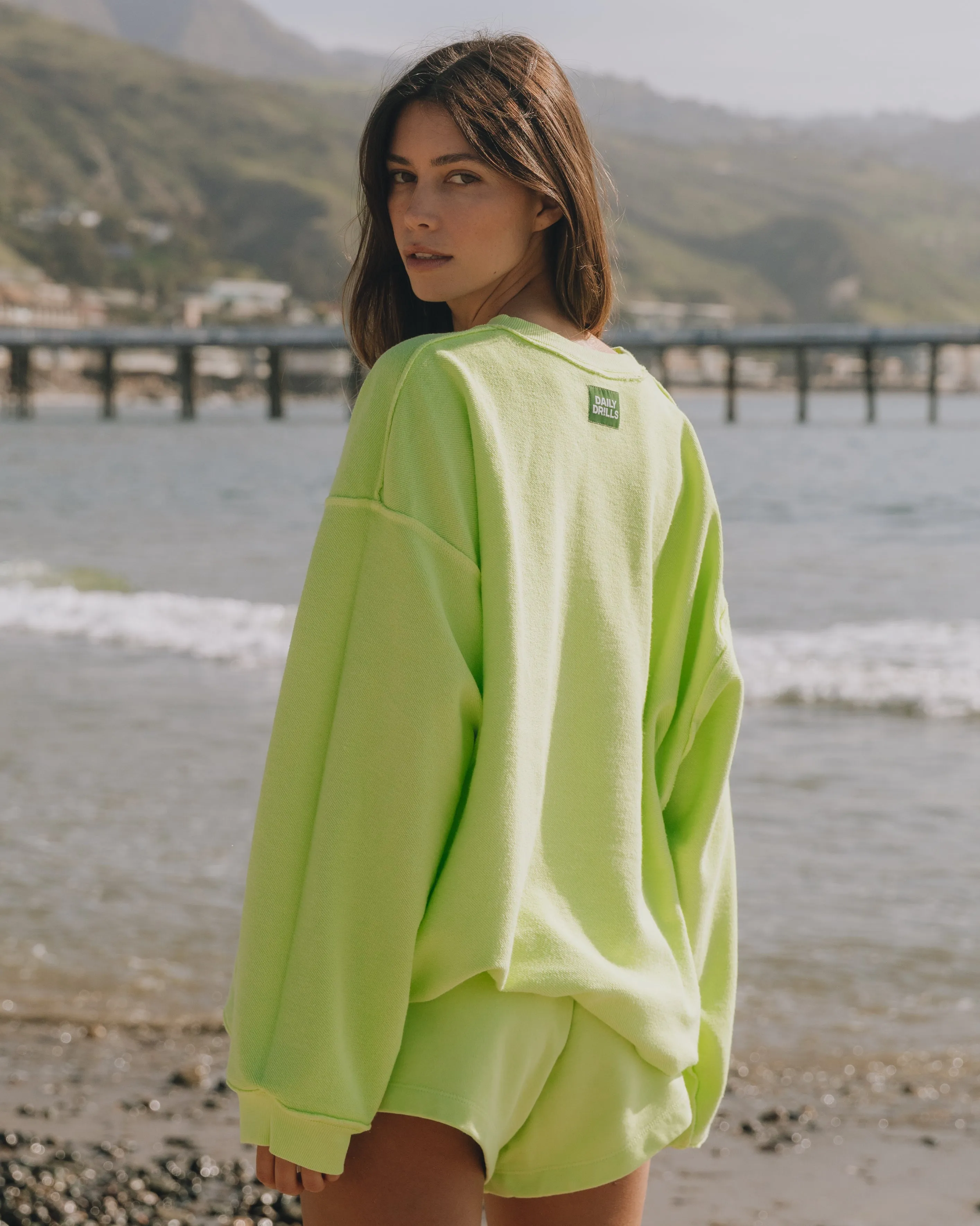 Unisex Oversized Crew - Zilker sold by Daily Drills product image thumbnail 3