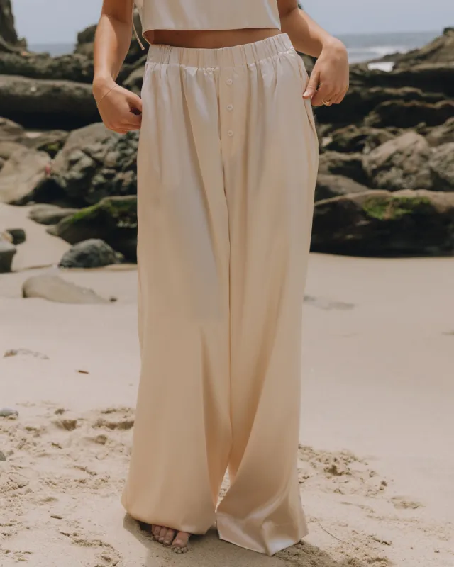 Silky Resort Pants - Champagne sold by Daily Drills