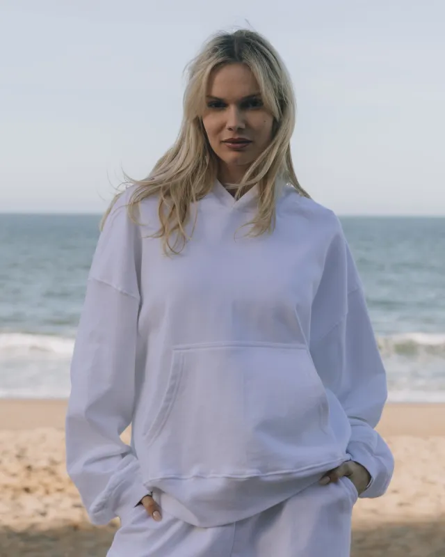 Unisex Oversized Hoodie - White sold by Daily Drills