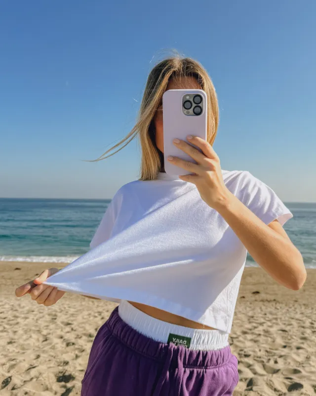 Tucker Tee - White made by Daily Drills