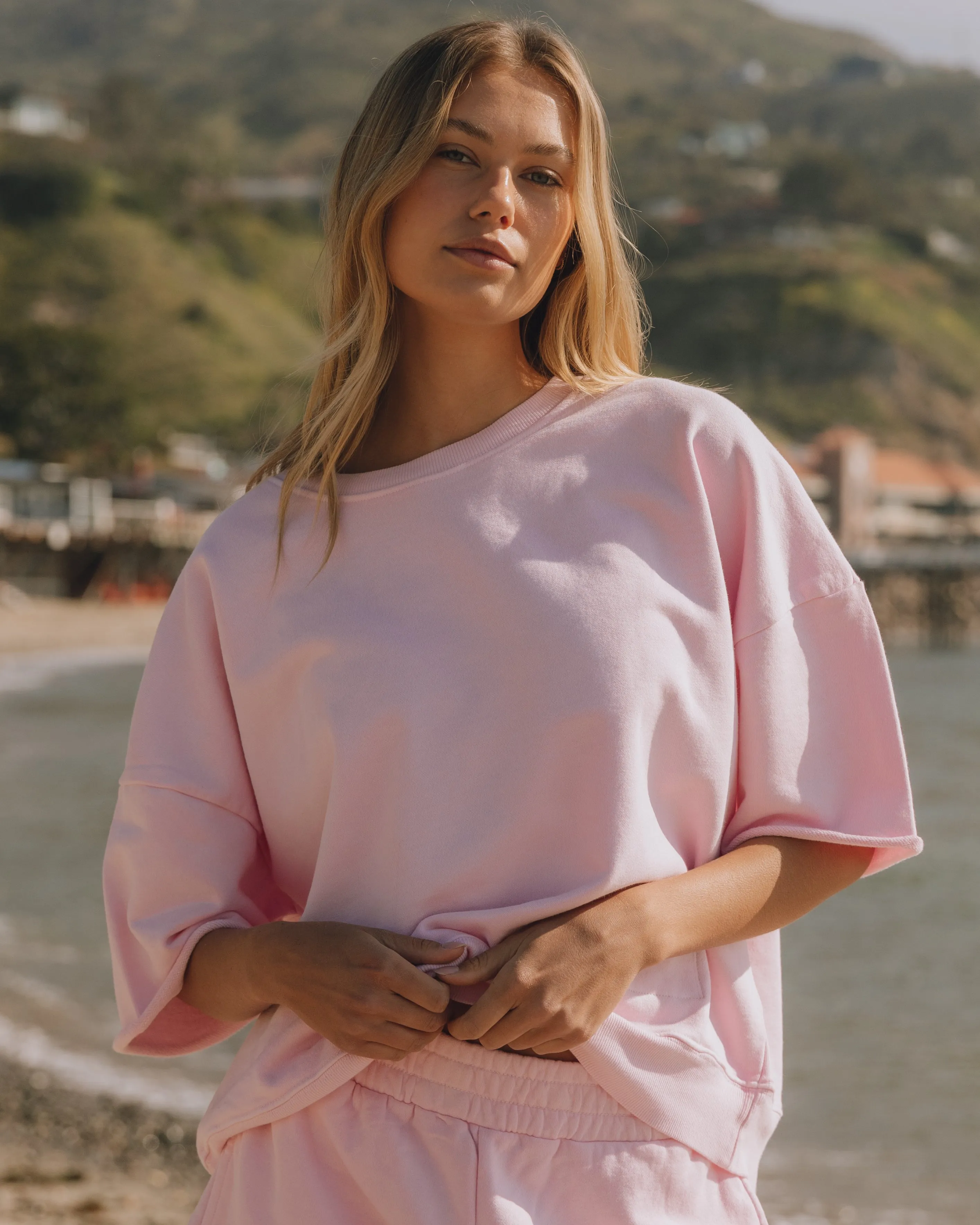 Cropped Sleeve Crew - Cupid sold by Daily Drills