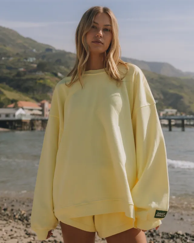Unisex Oversized Crew - Lemonade sold by Daily Drills