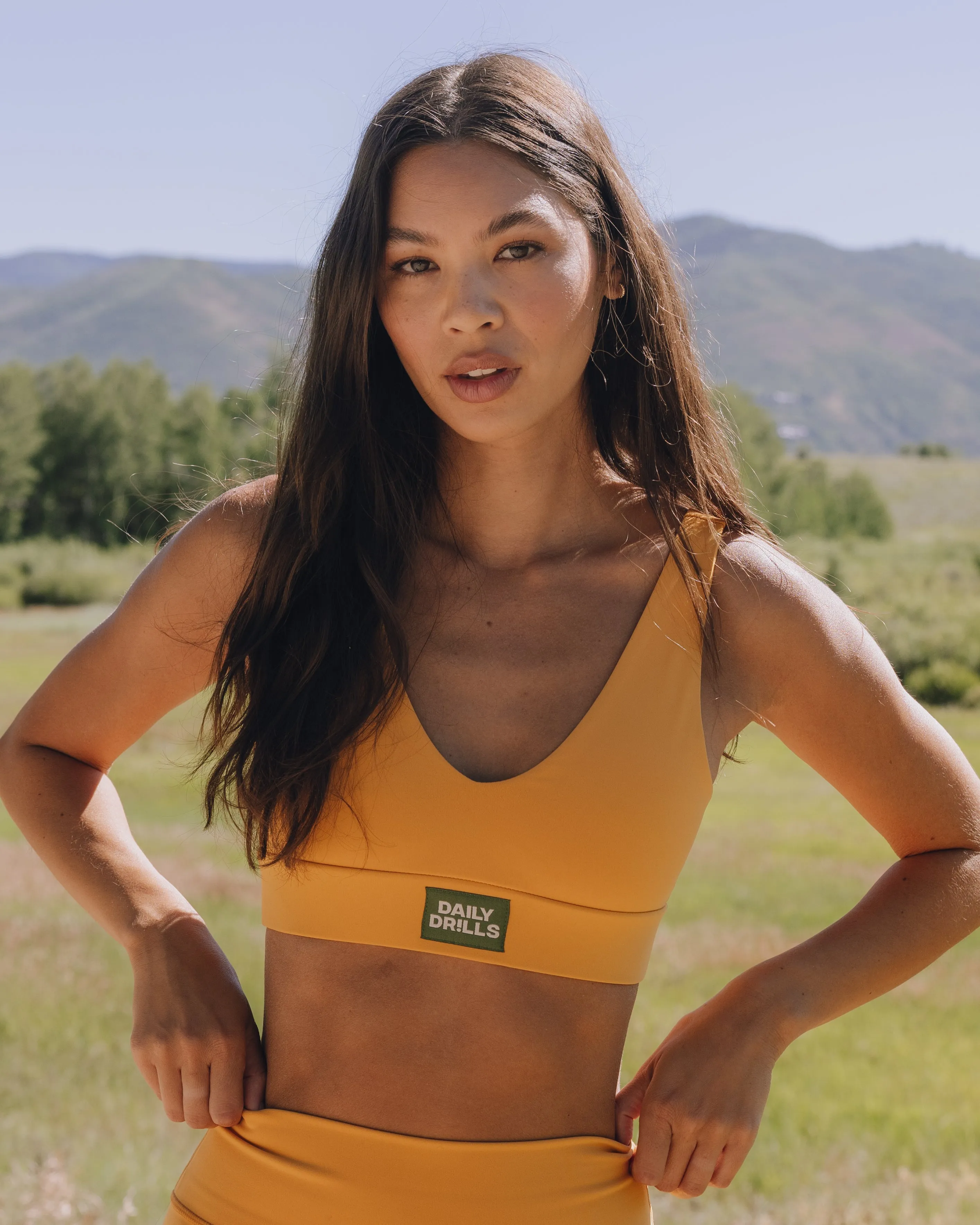 Go! V-Neck Bra - Honeygold sold by Daily Drills