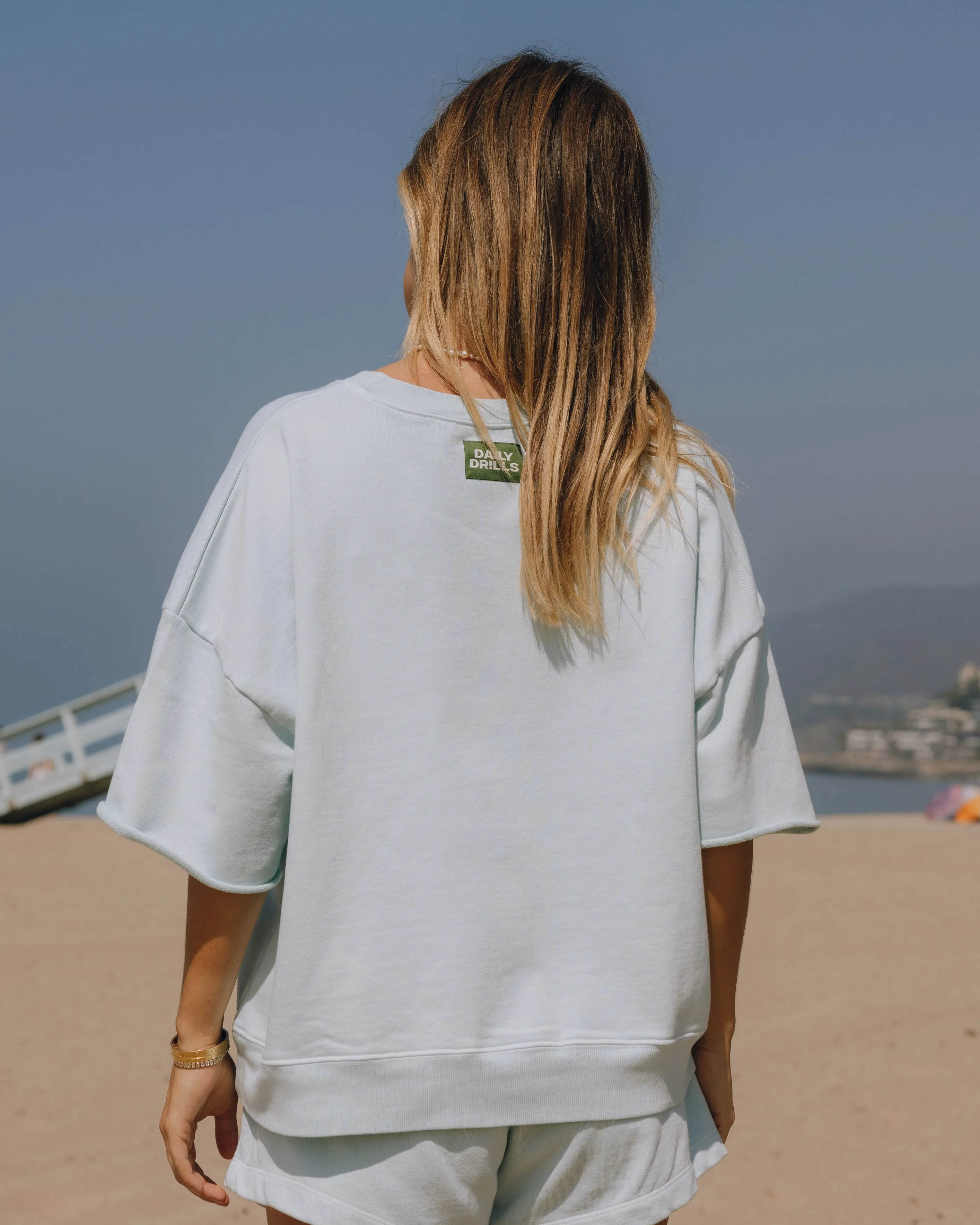 Cropped Sleeve Crew - Lake Day sold by Daily Drills product image thumbnail 2