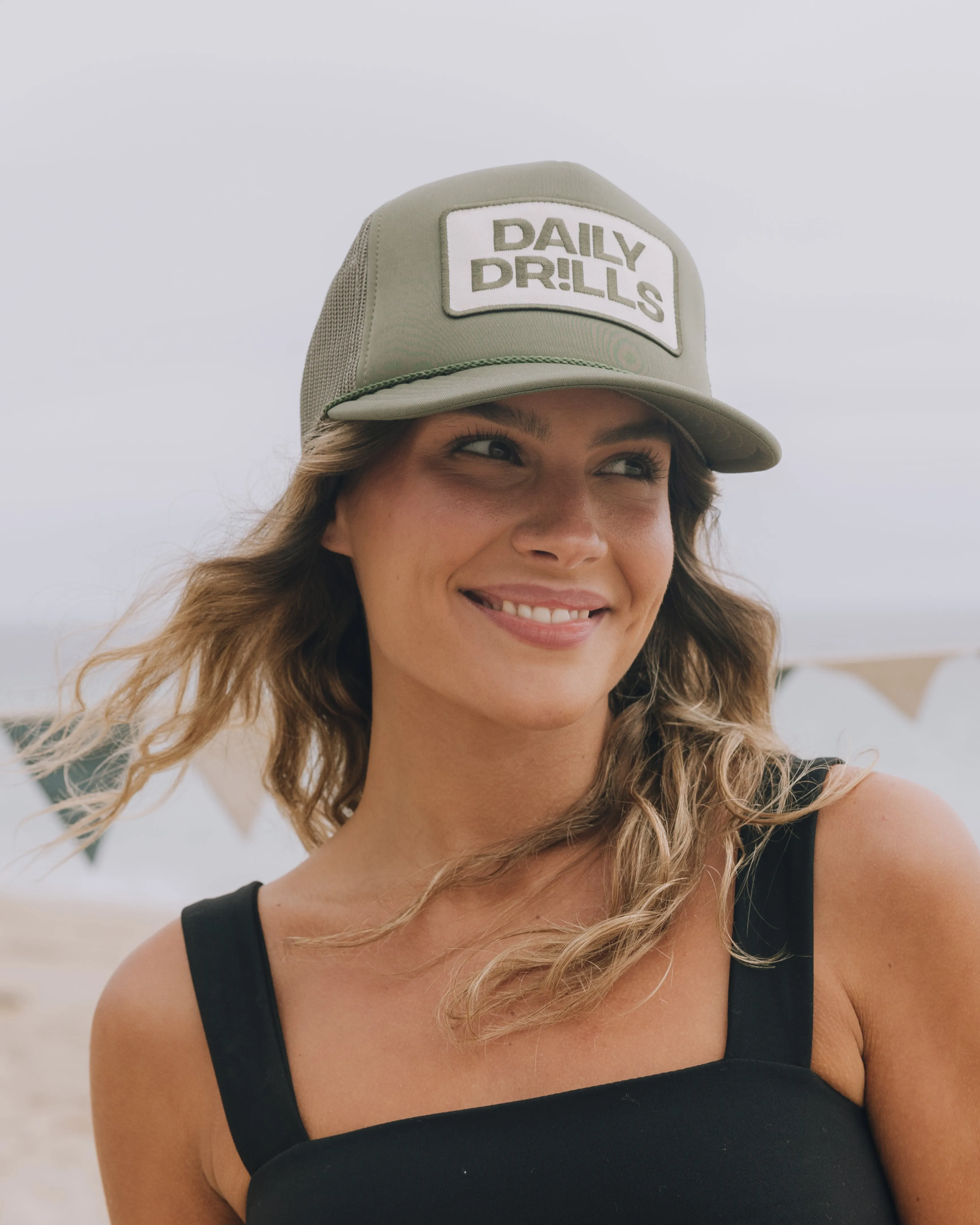 Patch Trucker Hat - DD Green sold by Daily Drills