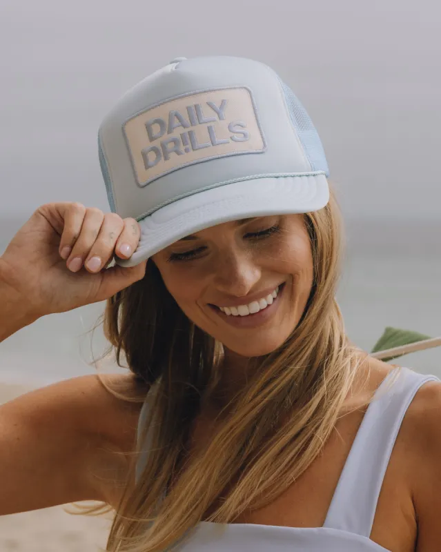 Patch Trucker Hat - Mist sold by Daily Drills