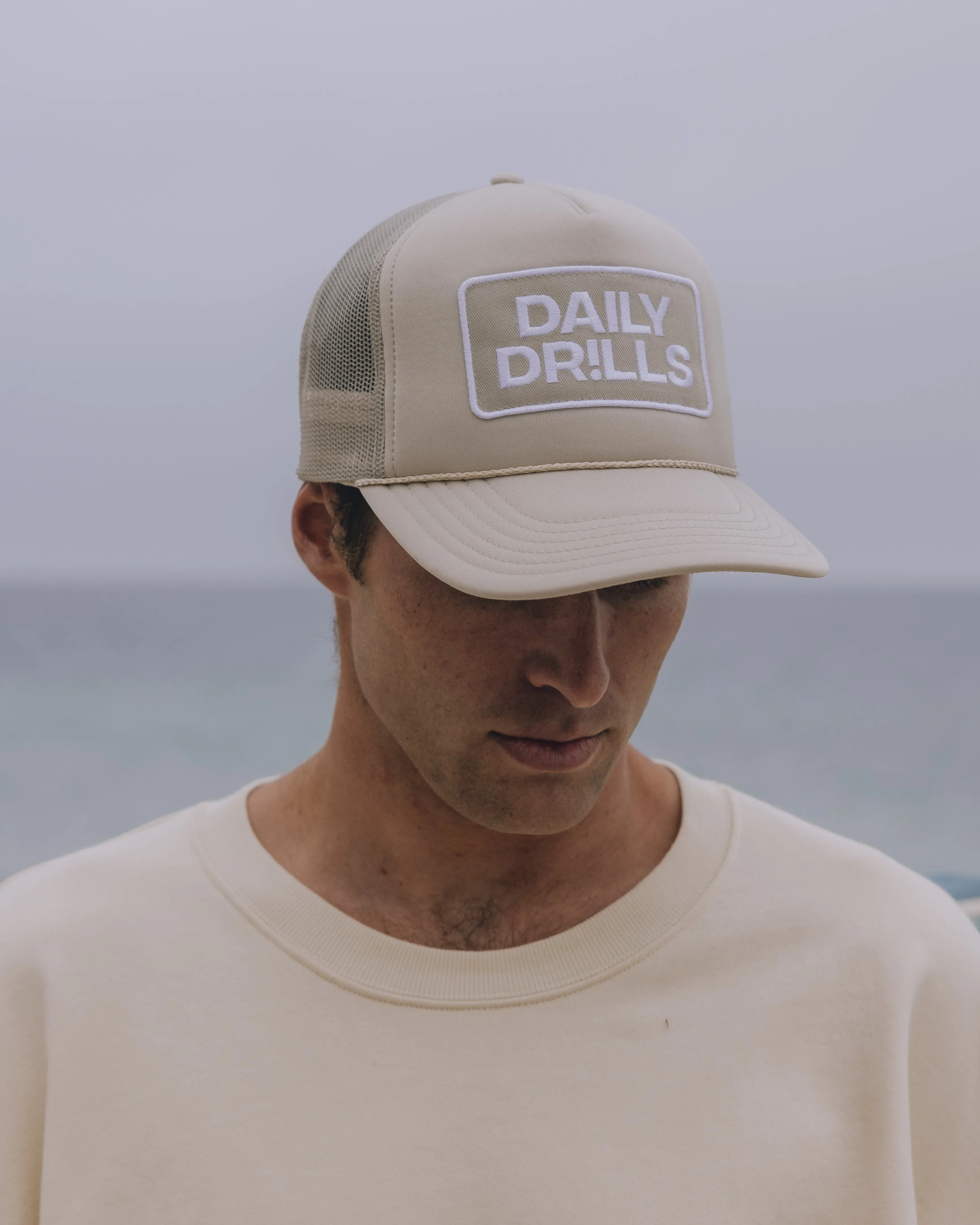 Patch Trucker Hat - Clay sold by Daily Drills product image thumbnail 3
