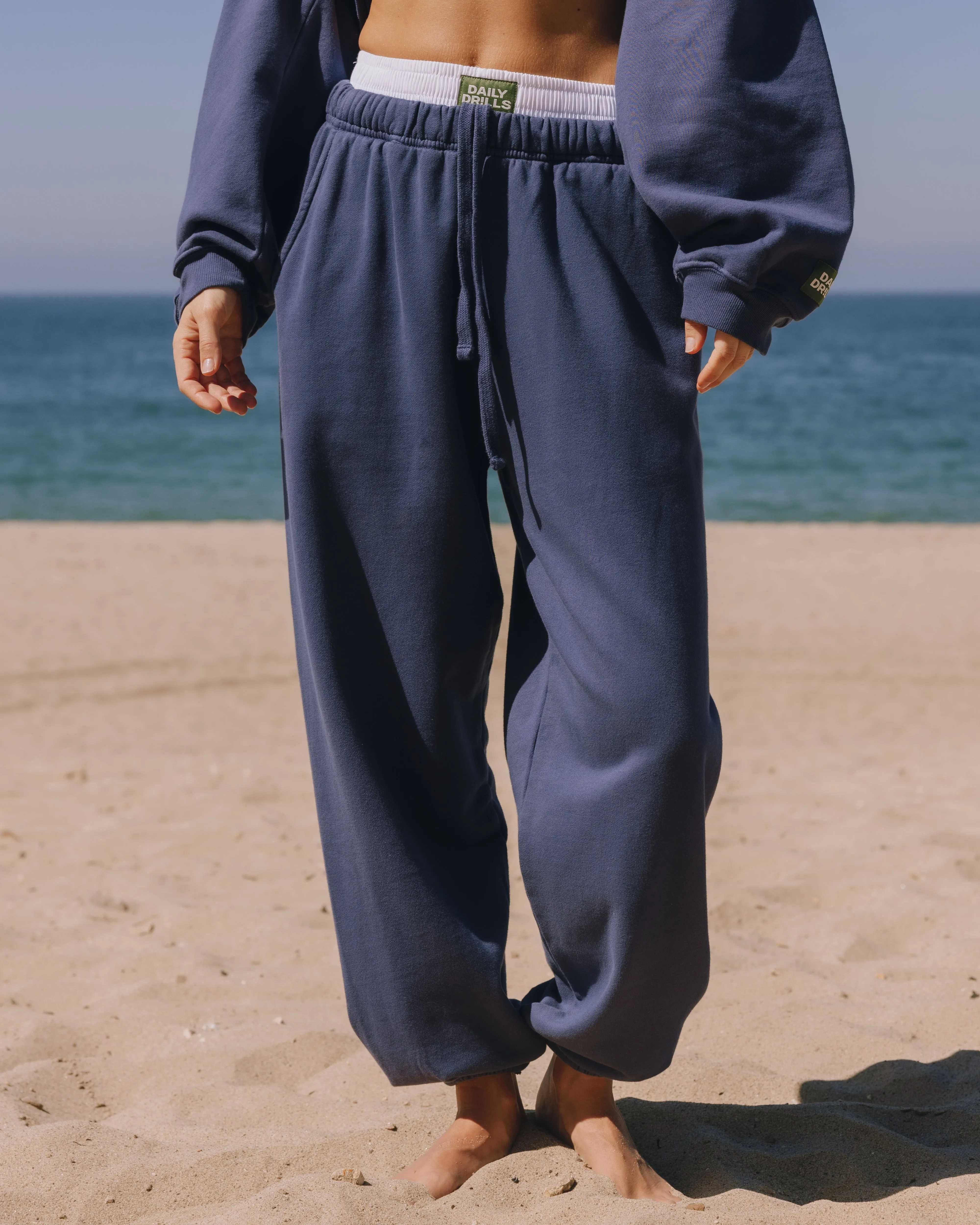 Boxer Joggers - Navy sold by Daily Drills