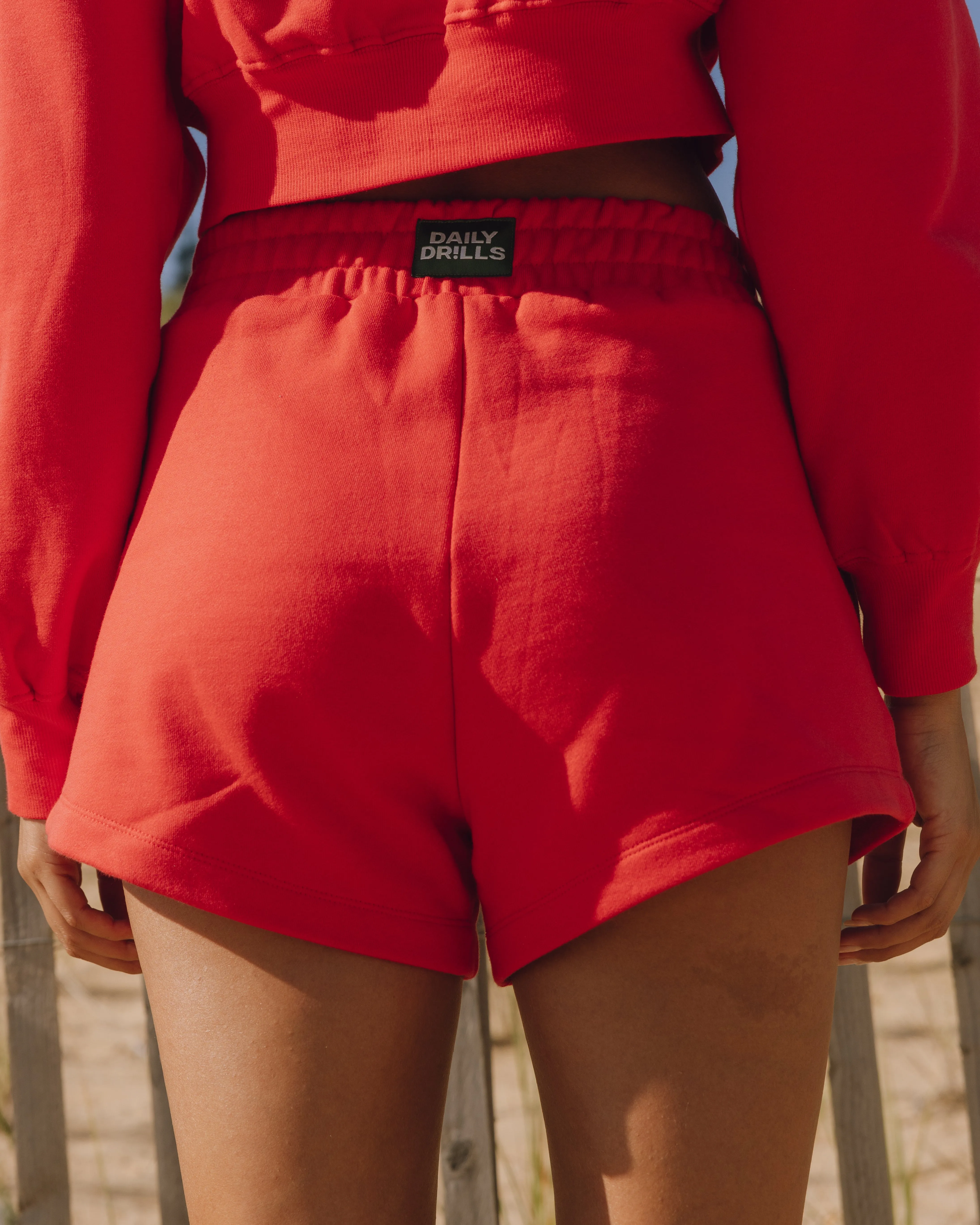 Fleece Super Shorts - Heart sold by Daily Drills product image thumbnail 2