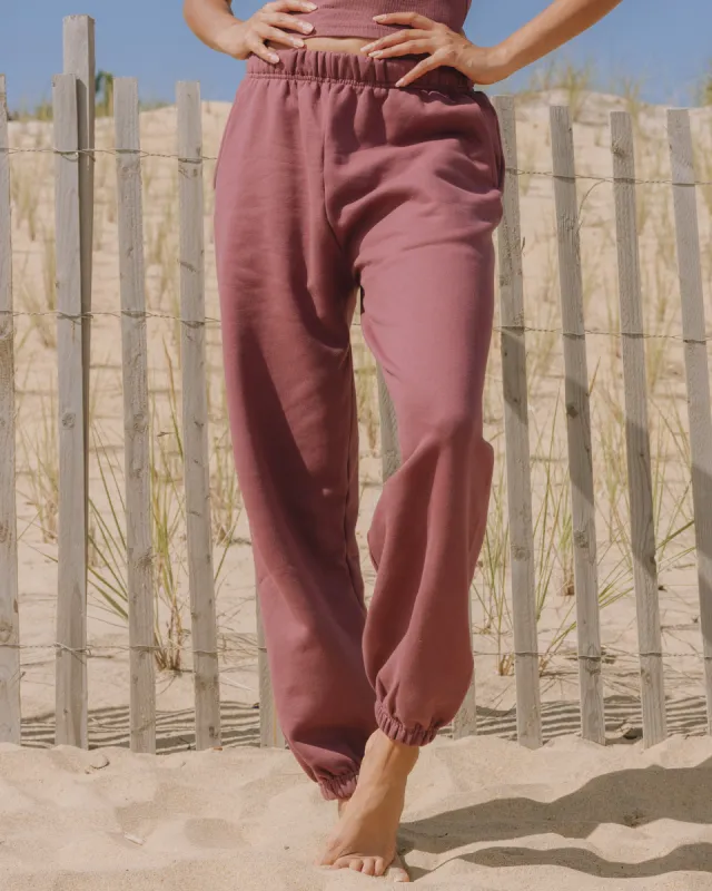 Unisex Fleece Joggers - Wine sold by Daily Drills