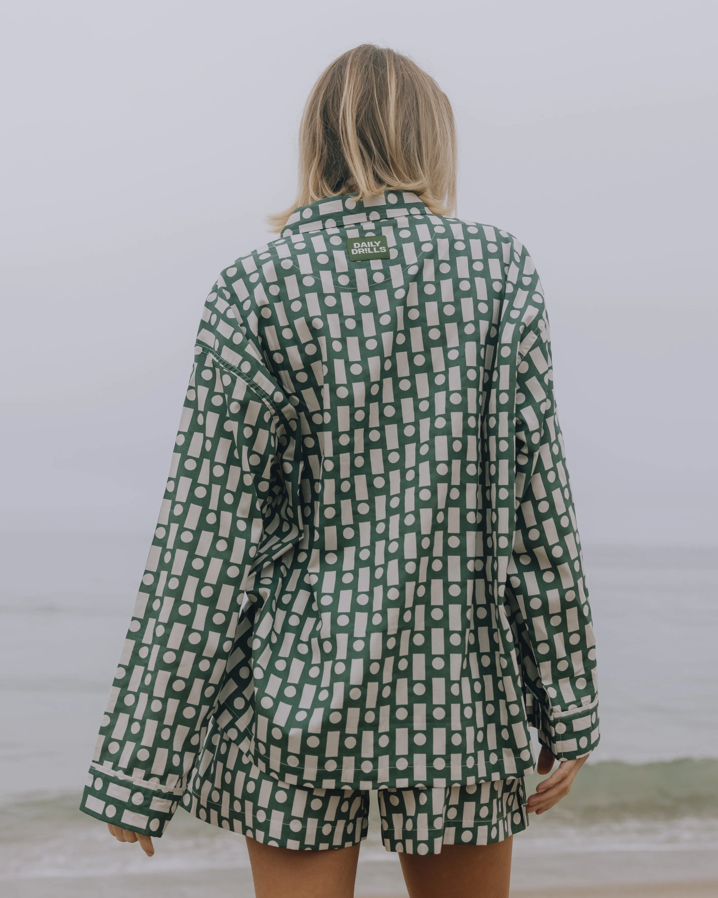 !!! Sleep Set - Green & Cream sold by Daily Drills product image thumbnail 2