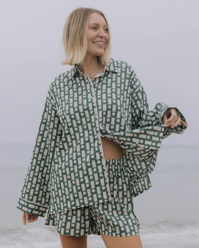 !!! Sleep Set - Green & Cream sold by Daily Drills