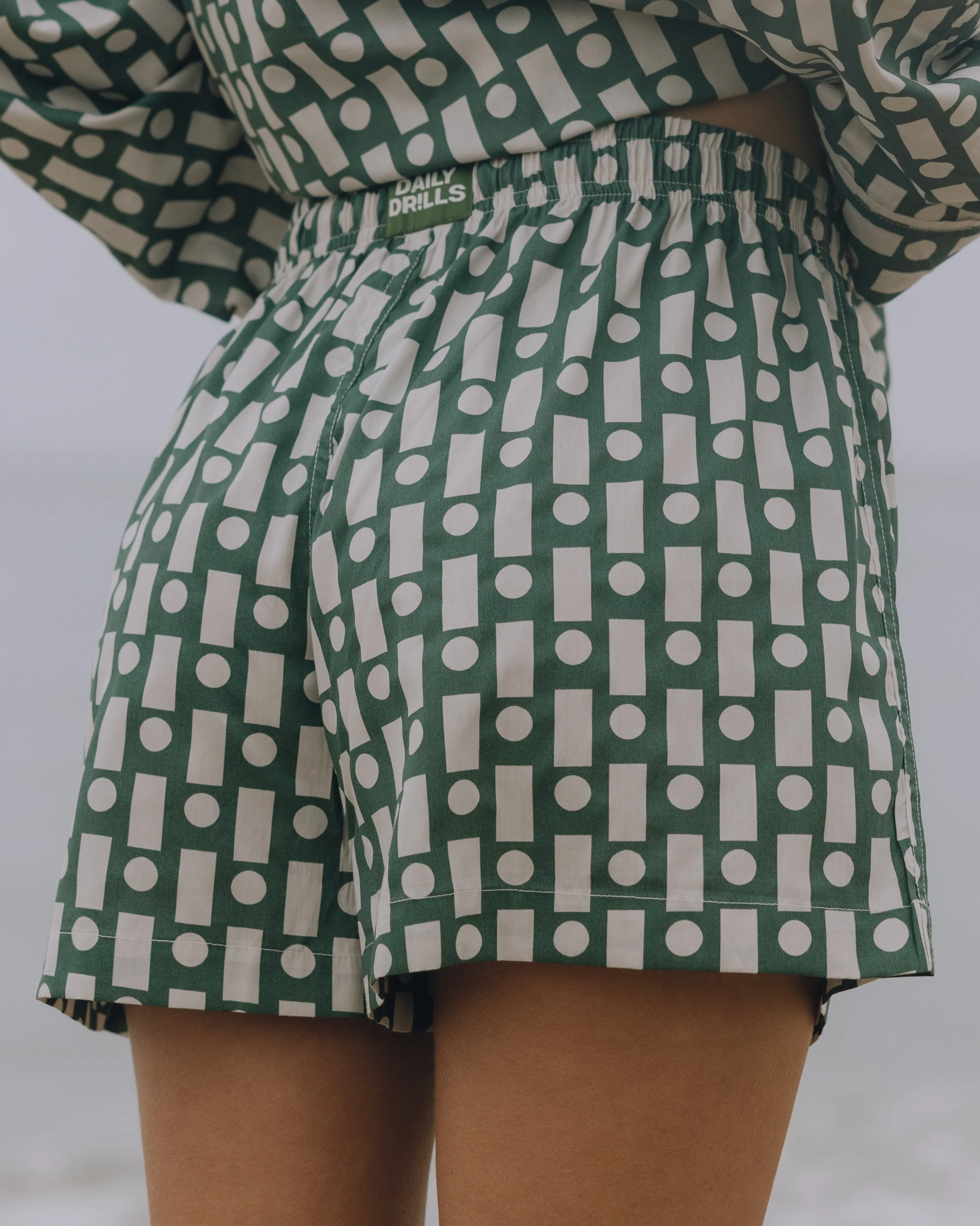 !!! Sleep Set - Green & Cream sold by Daily Drills product image thumbnail 4