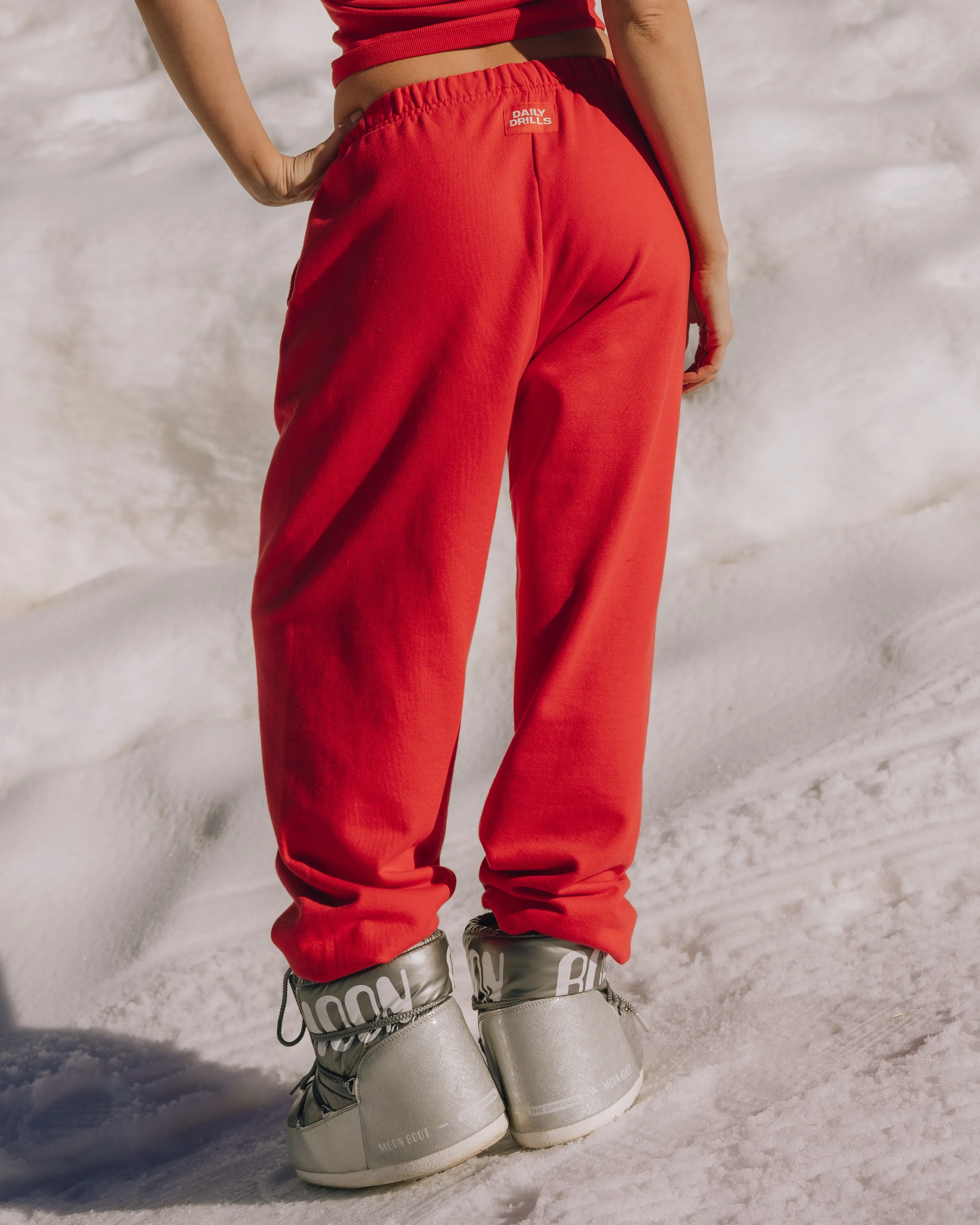 Unisex Joggers - Heart with Monochrome Patch sold by Daily Drills product image thumbnail 2