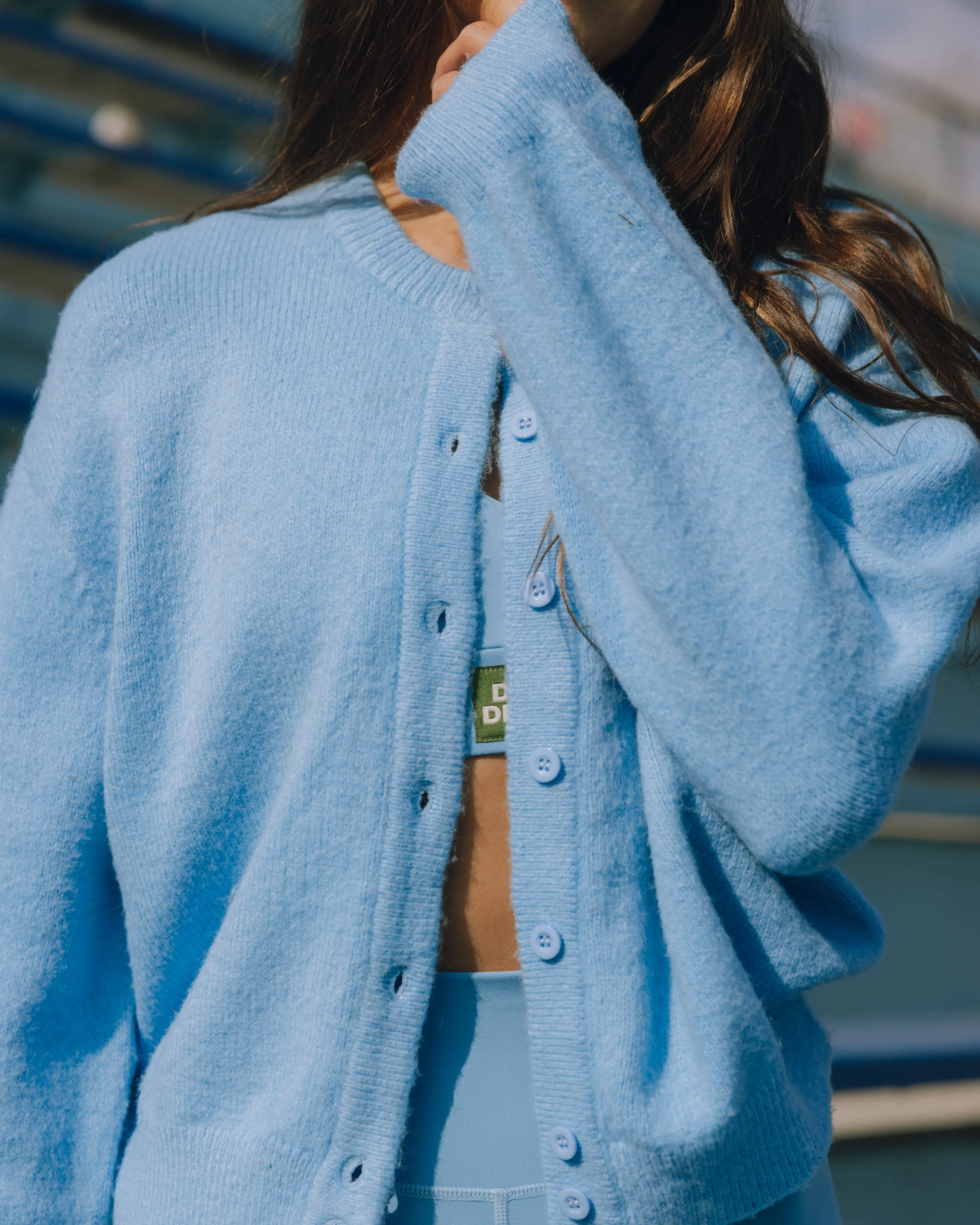 Button Up Sweater - Malibu sold by Daily Drills product image thumbnail 3