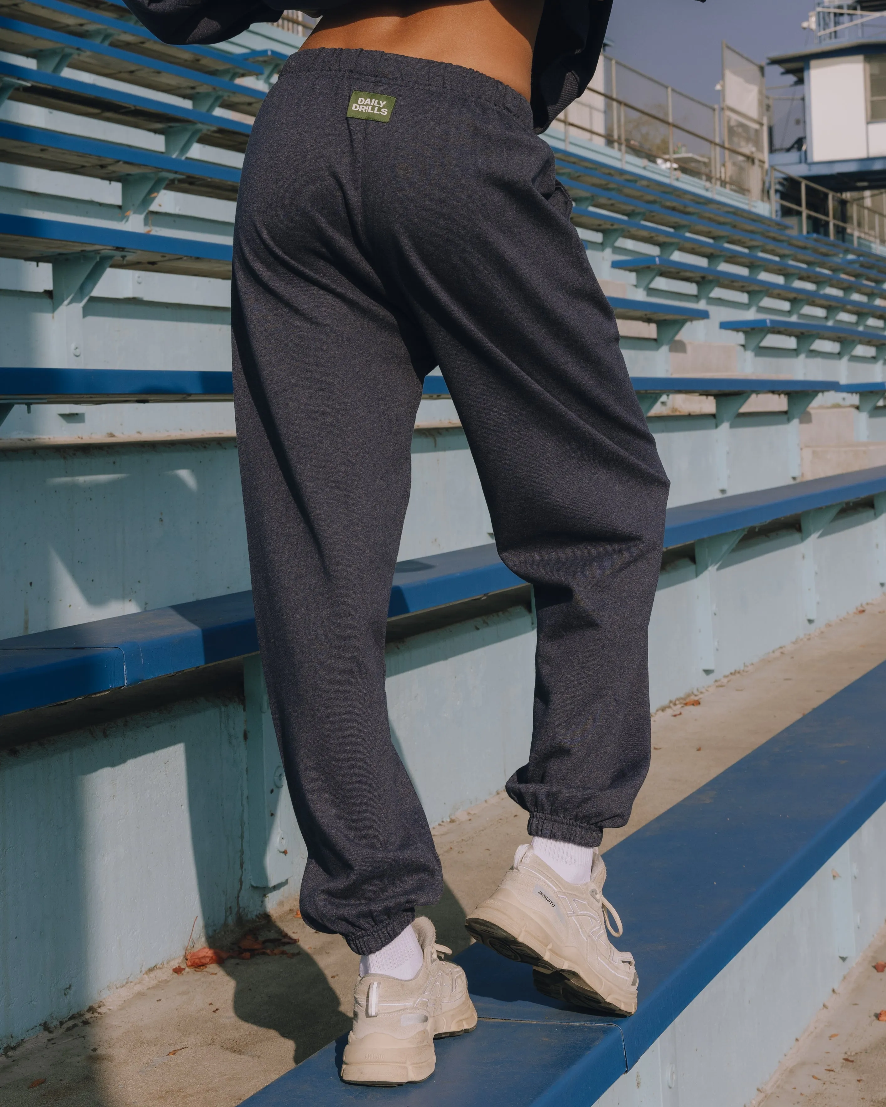 Unisex Fleece Joggers - Denim sold by Daily Drills product image thumbnail 2