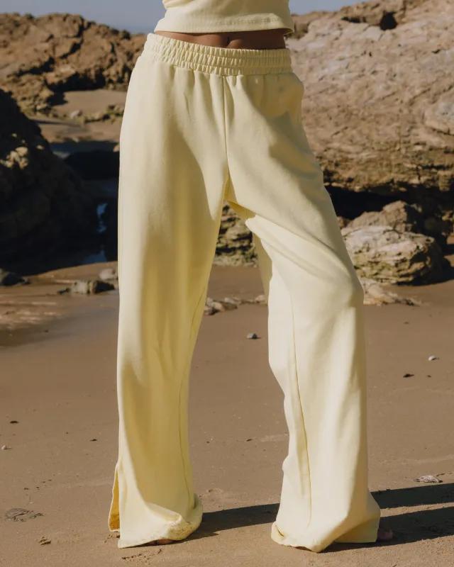 Wide Leg Sweatpants - Lemonade sold by Daily Drills