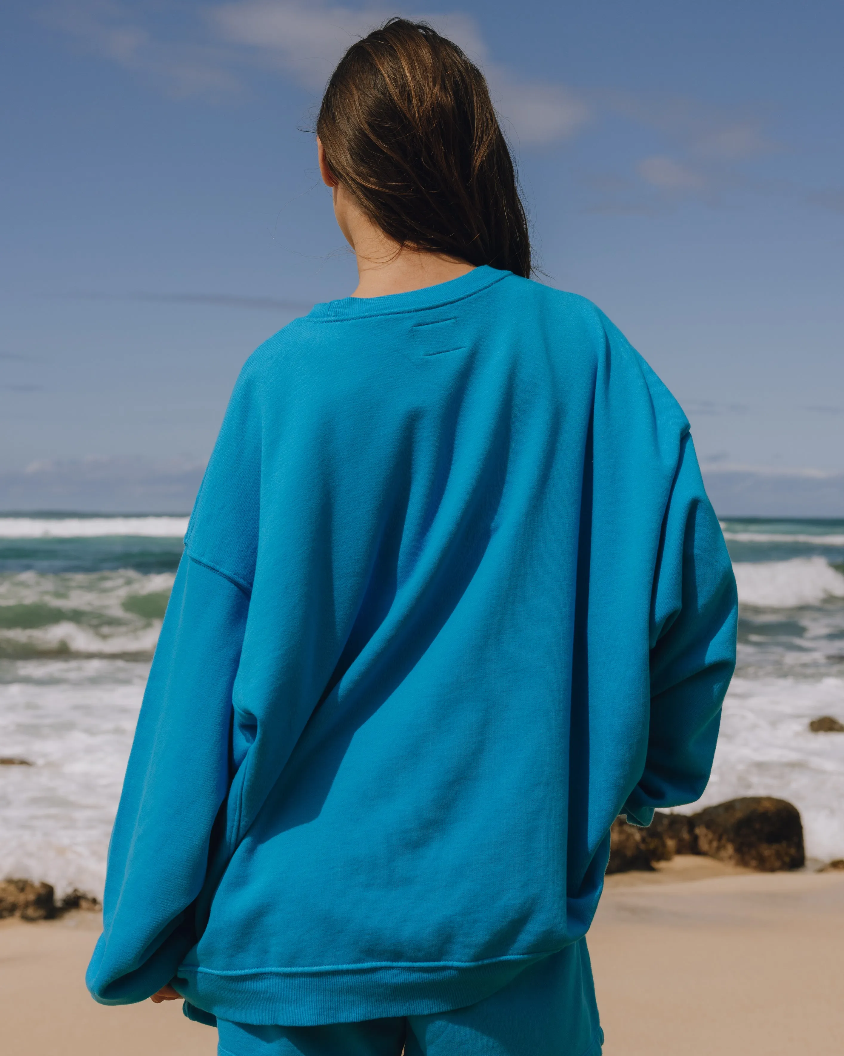 Unisex Oversized Crew - Tide sold by Daily Drills product image thumbnail 2