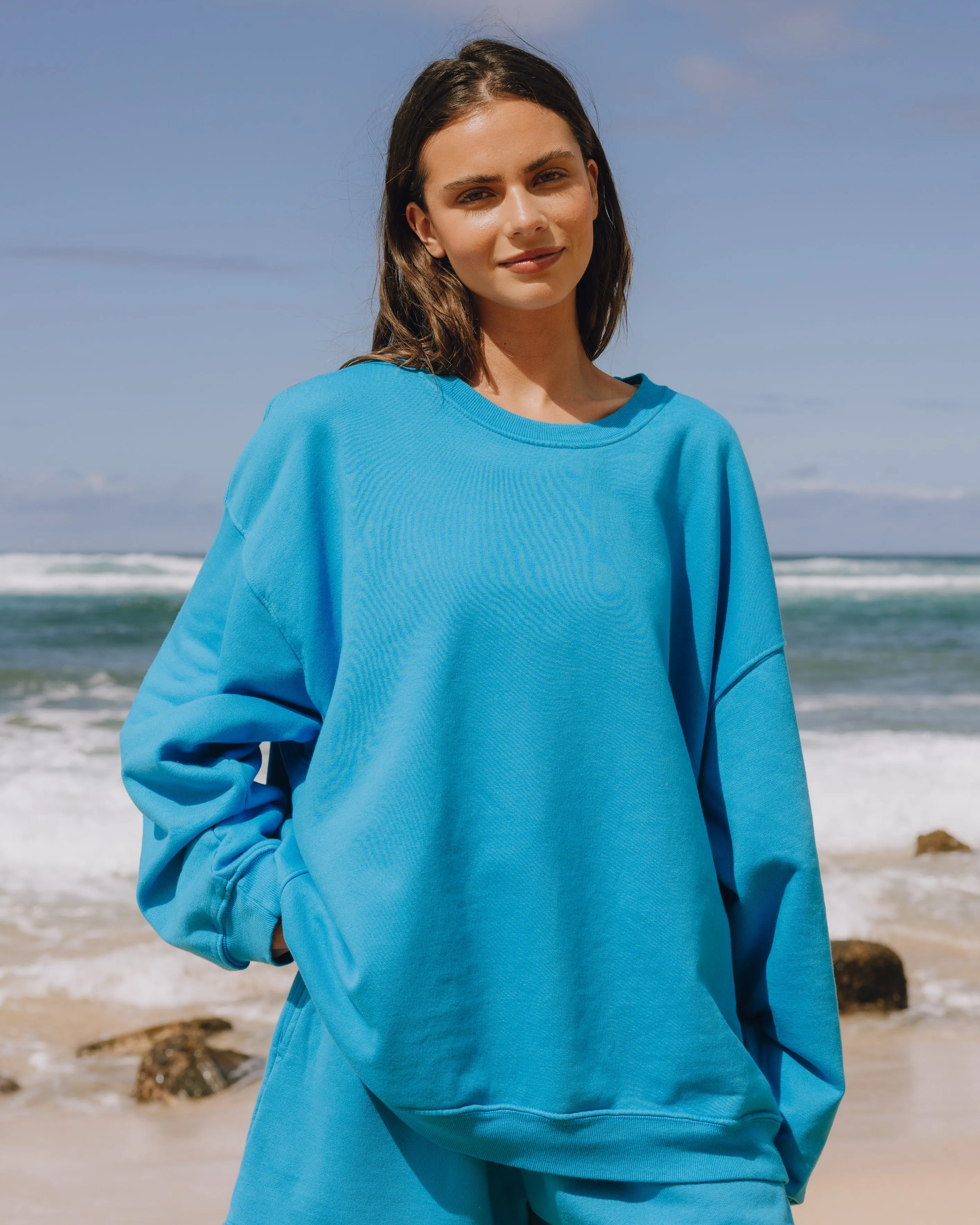 Unisex Oversized Crew - Tide sold by Daily Drills