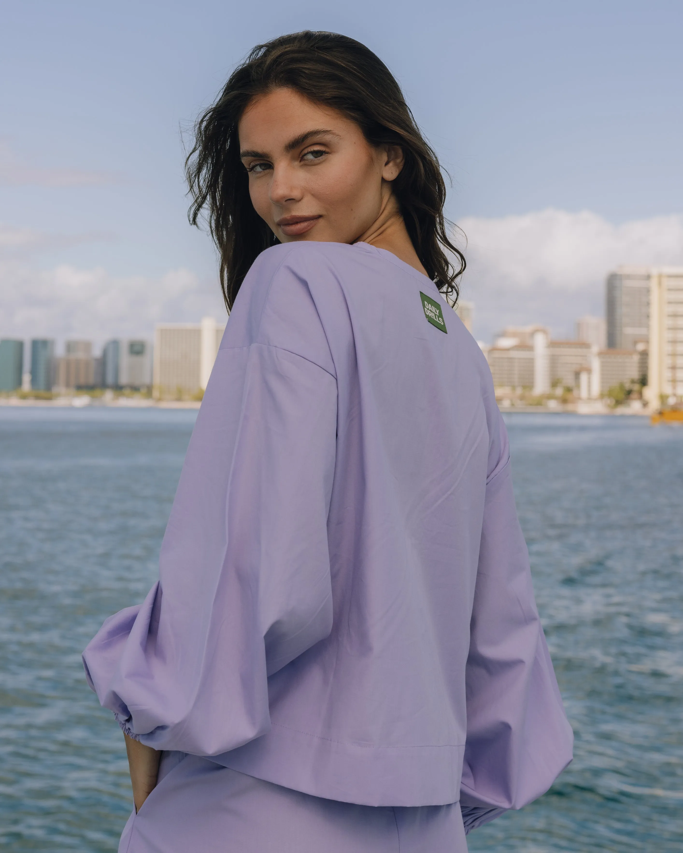 Poplin Tie Top - Wink sold by Daily Drills product image thumbnail 2