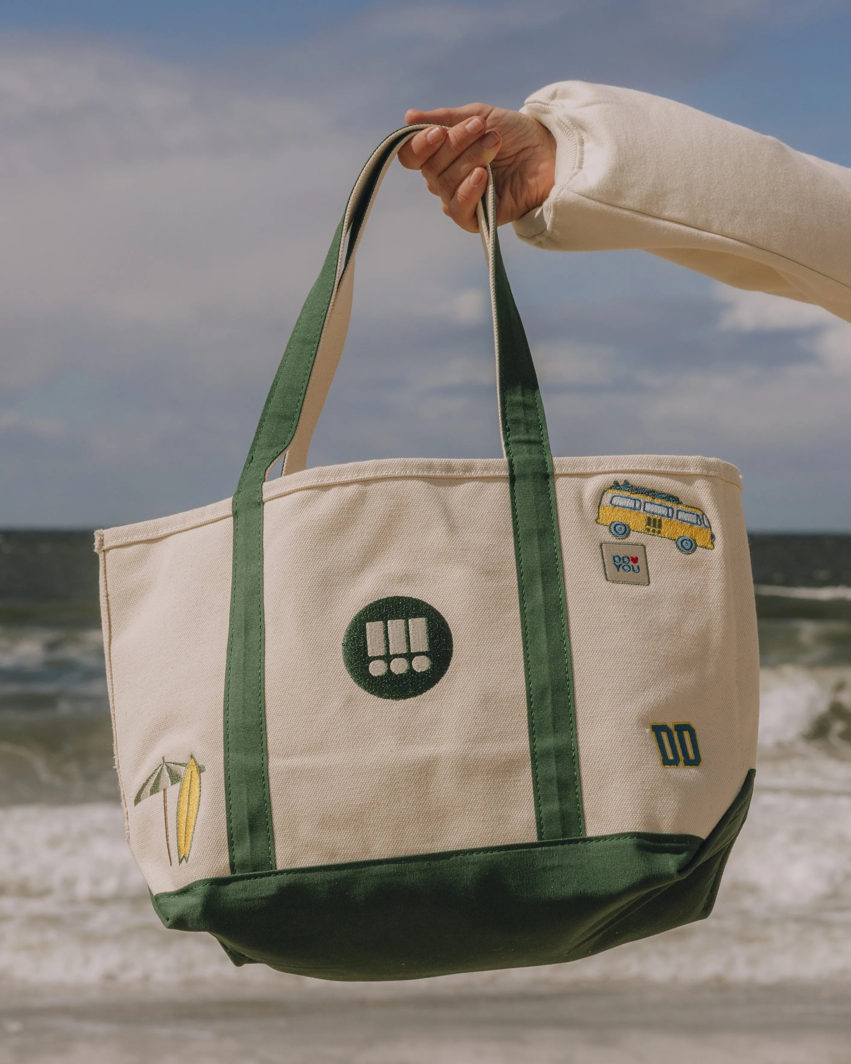 Patch Boat Tote sold by Daily Drills product image thumbnail 2