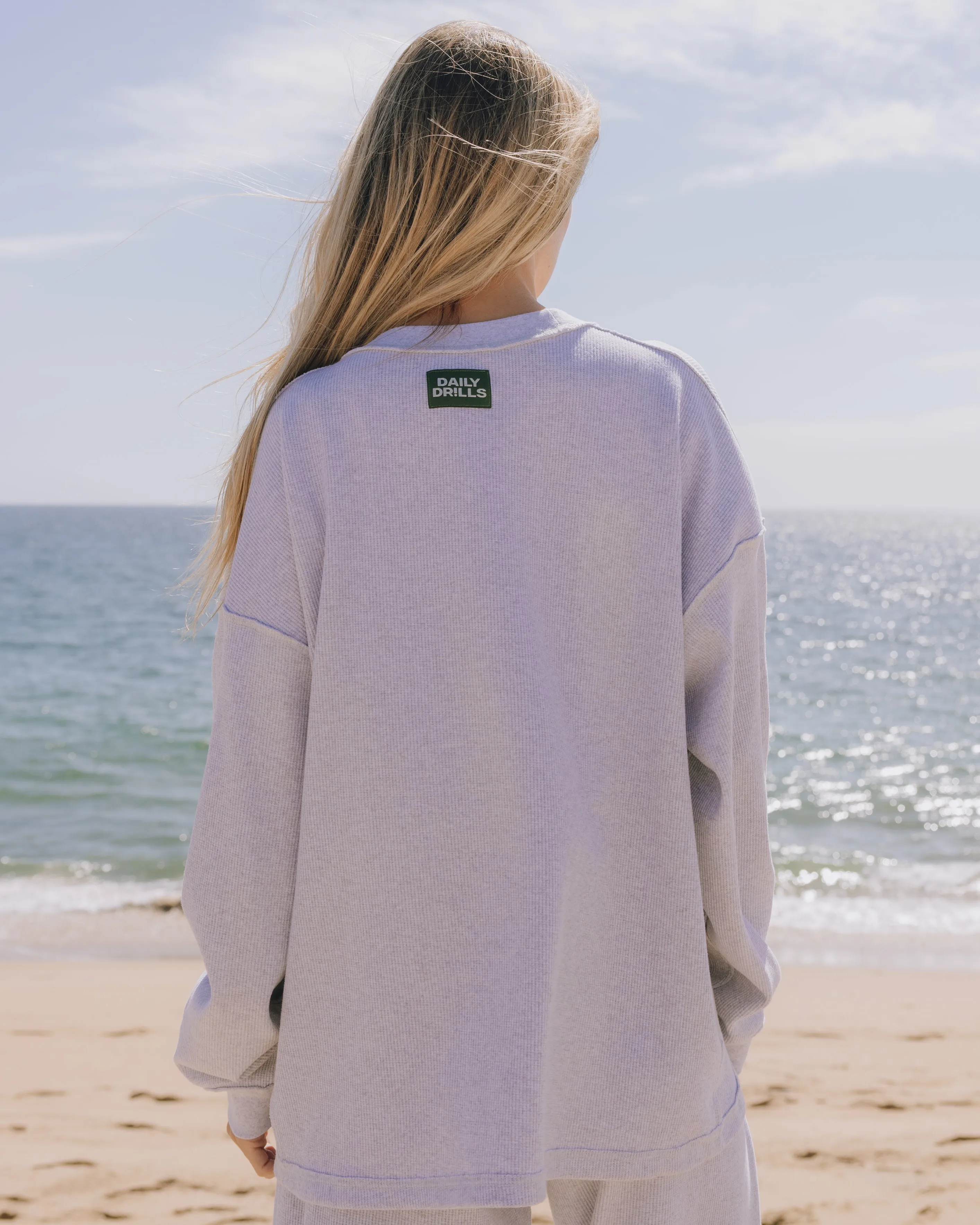 Oversized Thermal - Light Grey sold by Daily Drills product image thumbnail 3