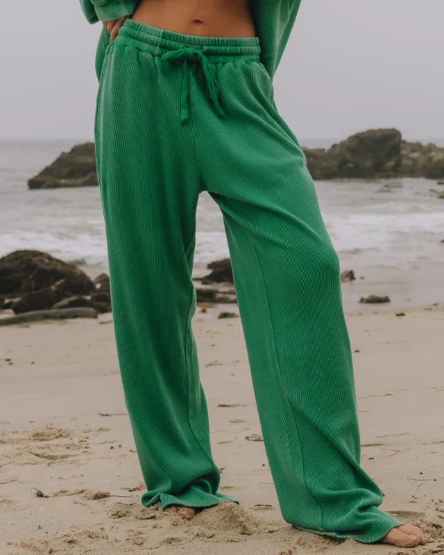 Thermal Resort Pants - Sunbleached Kelly Green sold by Daily Drills