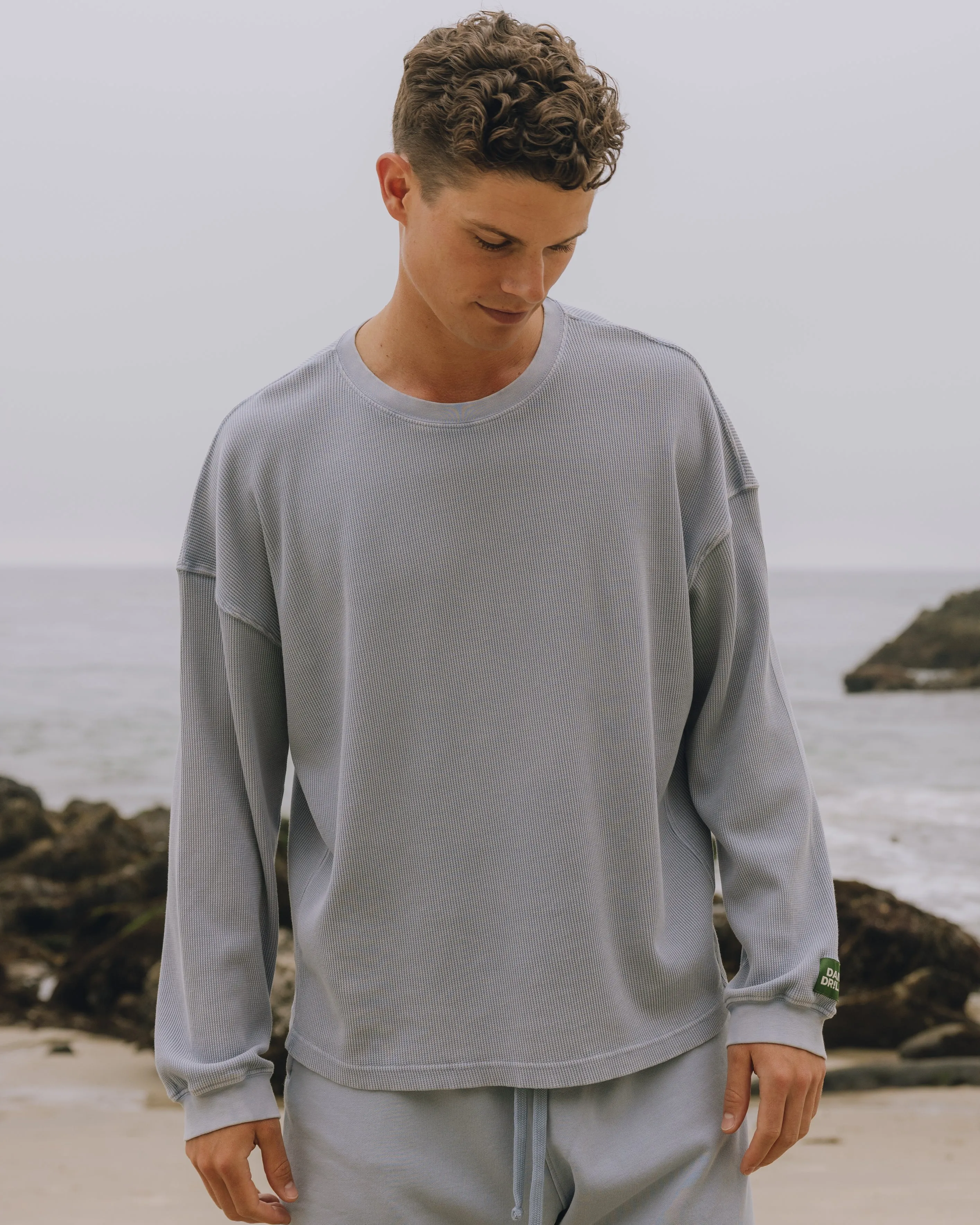 Oversized Thermal - Sunbleached Mist sold by Daily Drills product image thumbnail 4