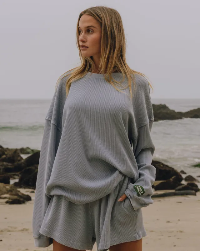 Oversized Thermal - Sunbleached Mist sold by Daily Drills