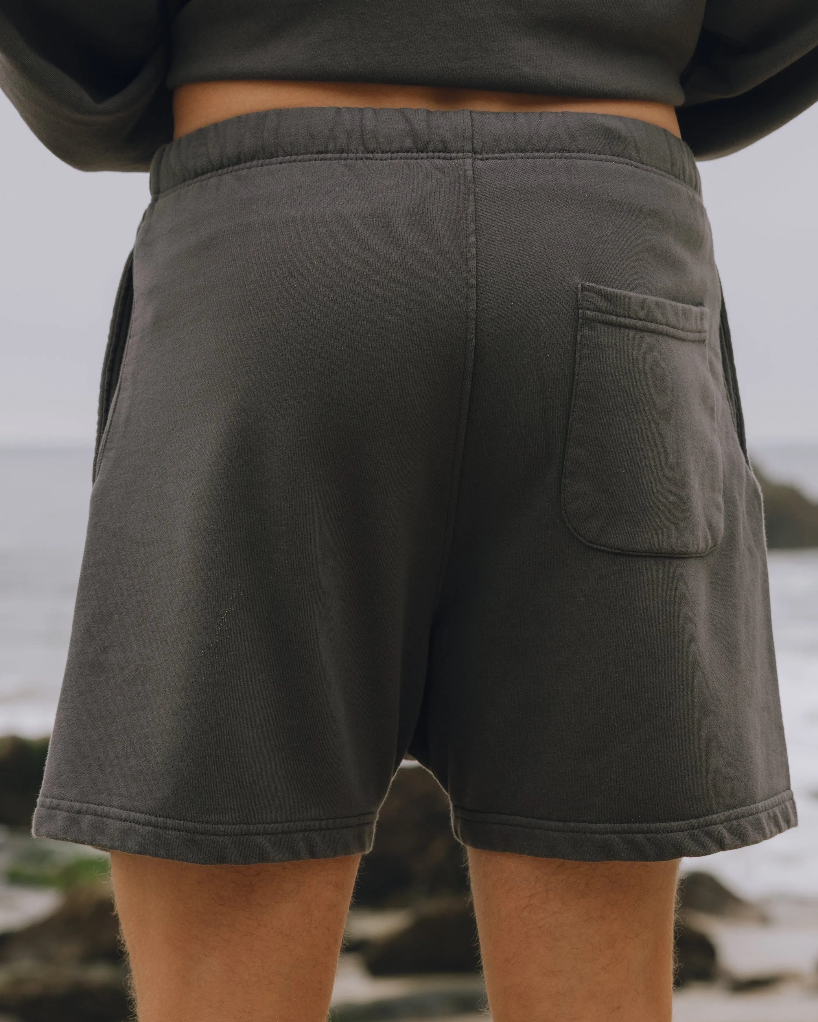 Mens Sweat Shorts - Vintage Black sold by Daily Drills product image thumbnail 2