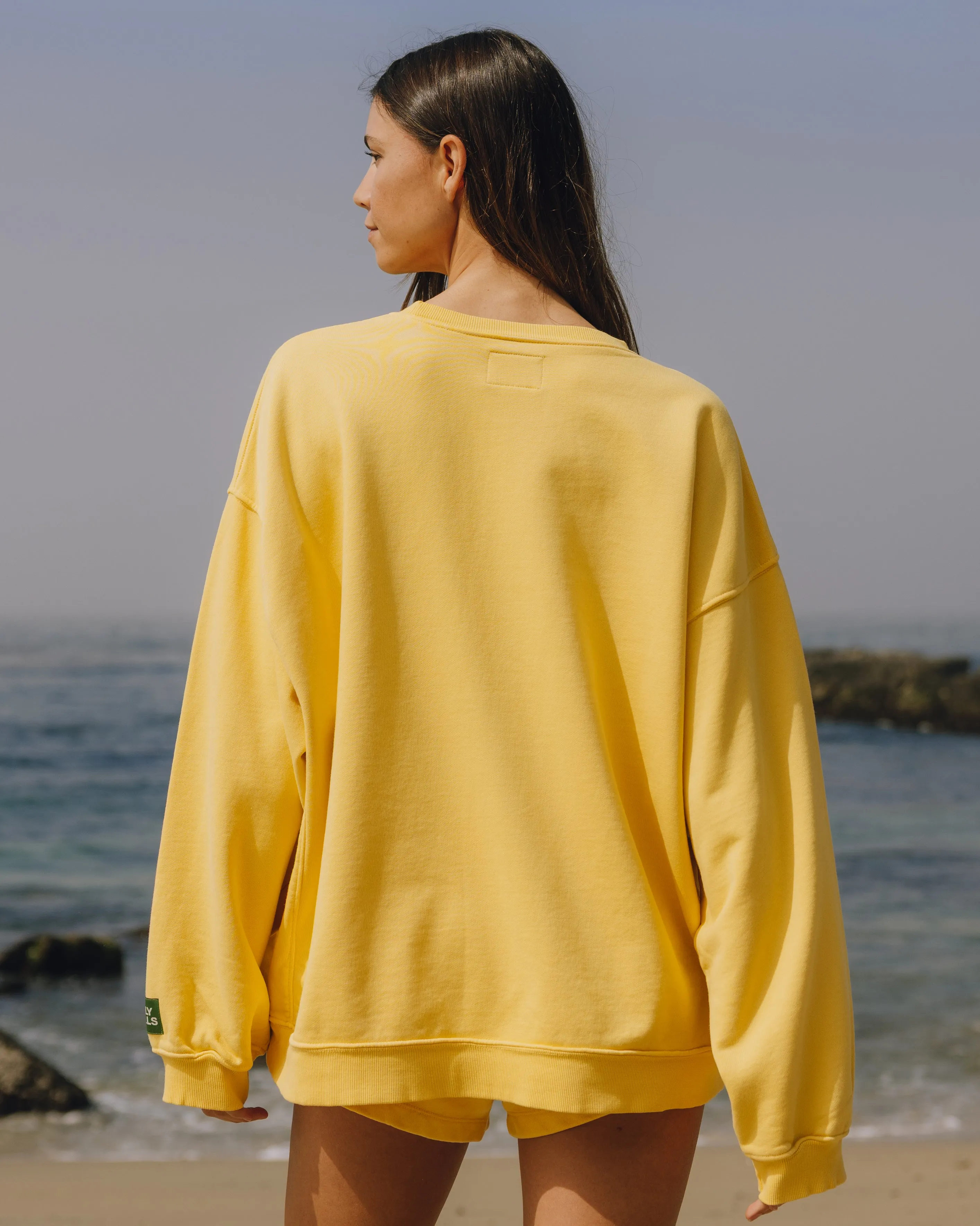 Unisex Oversized Crew - Sunny sold by Daily Drills product image thumbnail 2