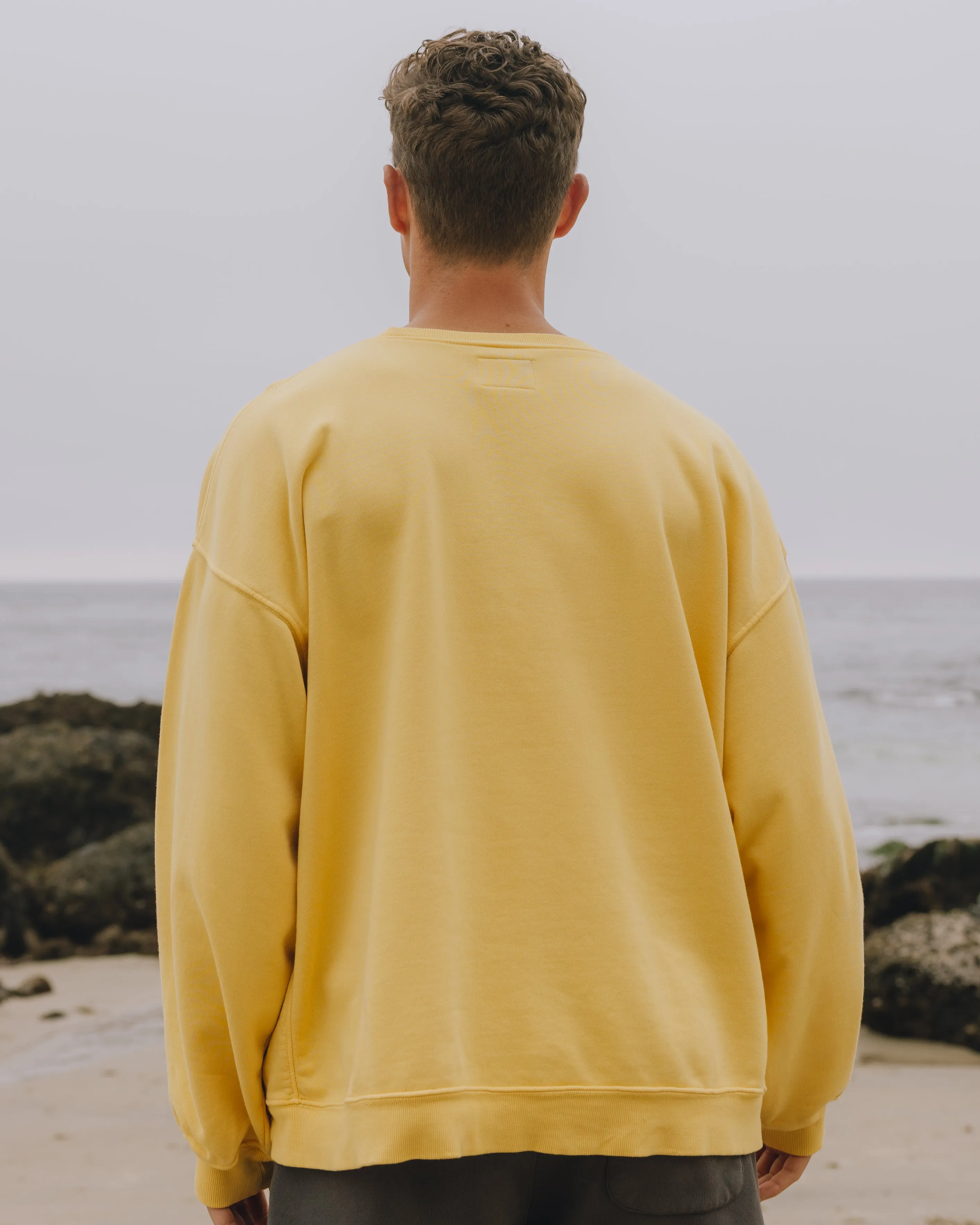 Unisex Oversized Crew - Sunny sold by Daily Drills product image thumbnail 5