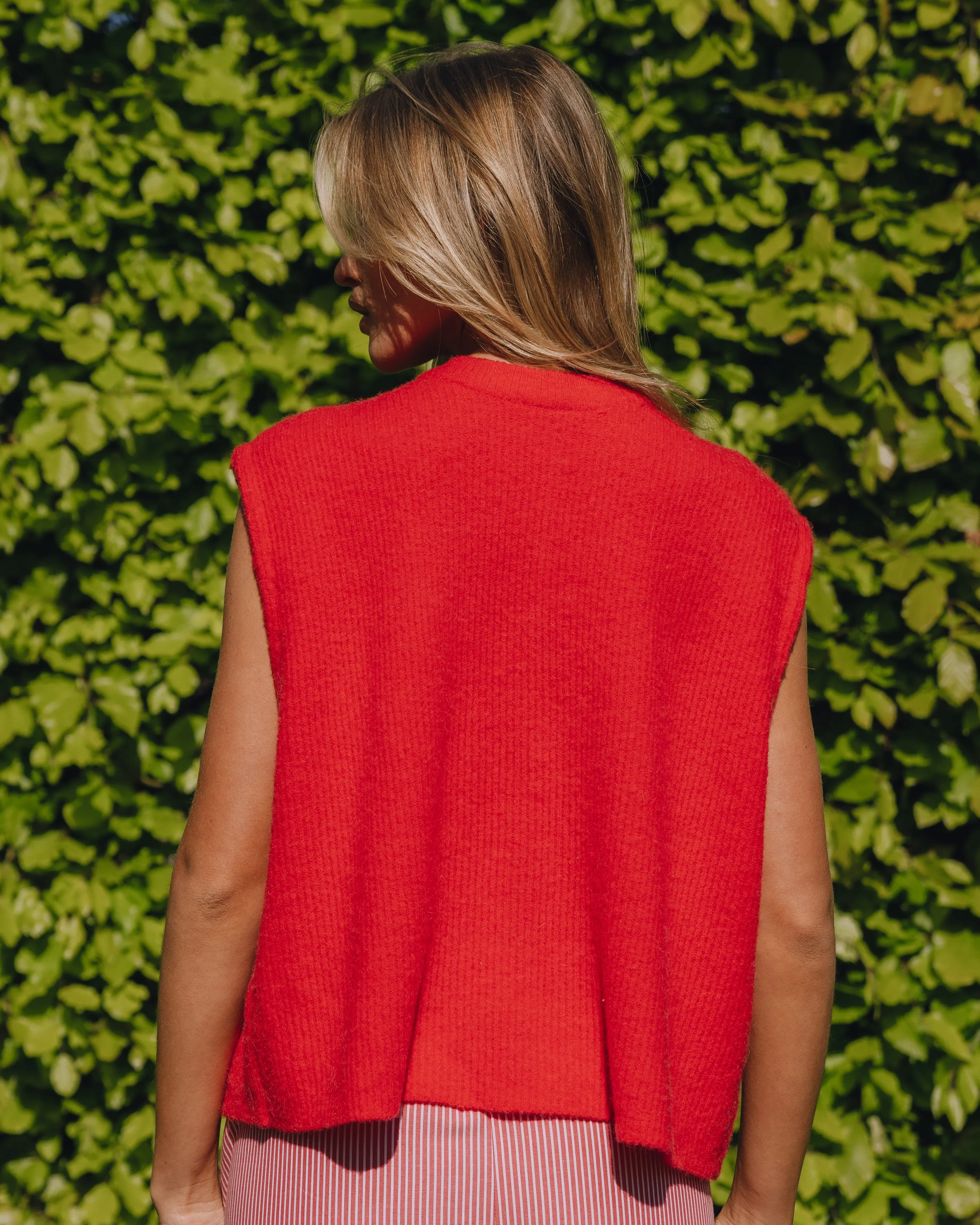 Reversible Single Button Vest - Heart sold by Daily Drills product image thumbnail 2