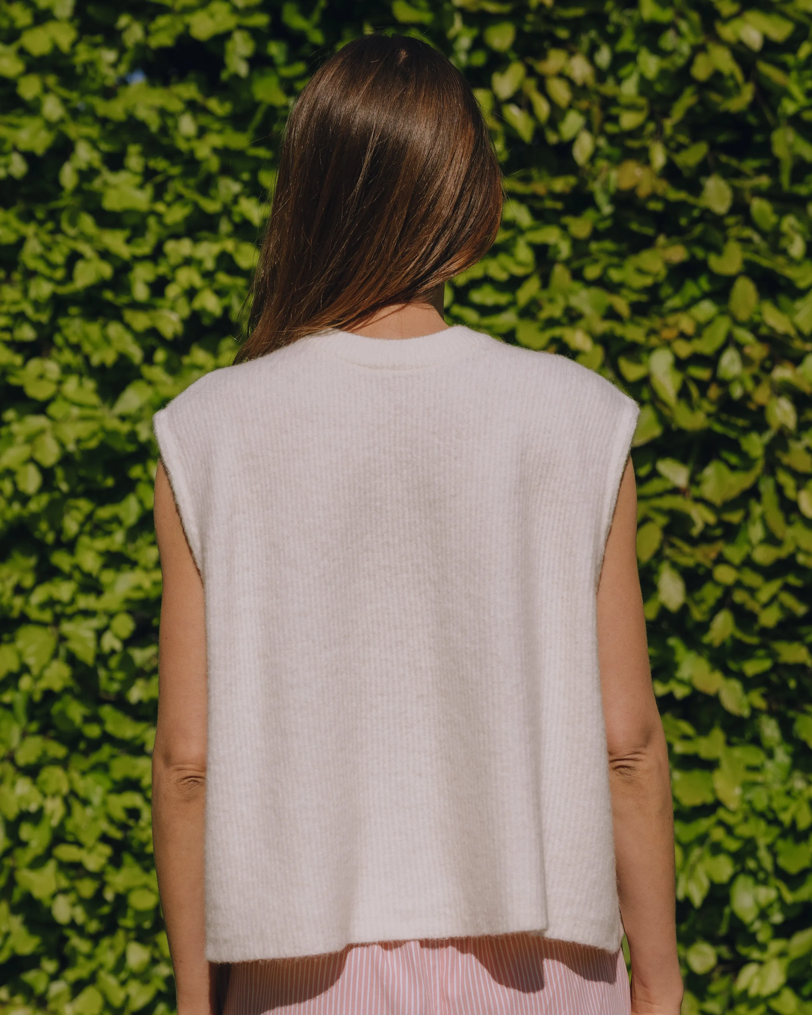 Reversible Single Button Vest - Cream sold by Daily Drills product image thumbnail 2