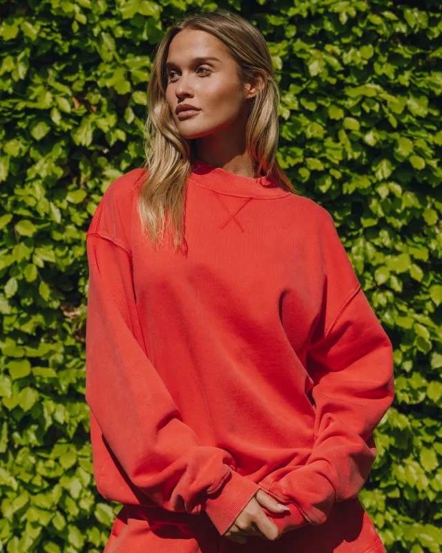 Unisex Vintage Crew - Sunbleached Heart sold by Daily Drills